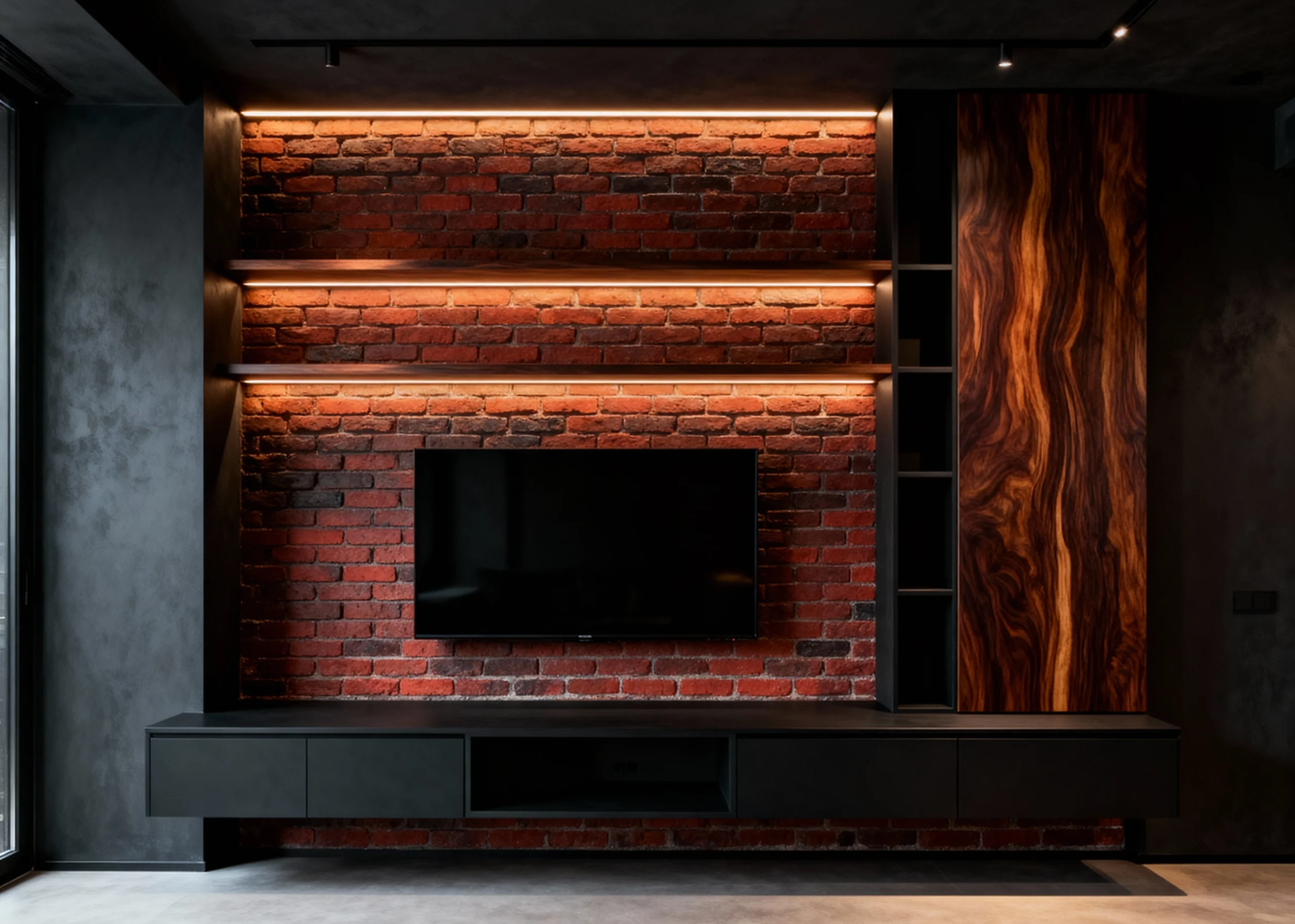 Inspiration wall tv Decor Inspirations Filled with Warmth And Charm