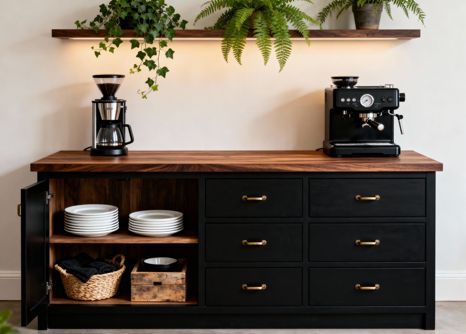 10 coffee corner Designs That art at home Effortless And Inviting