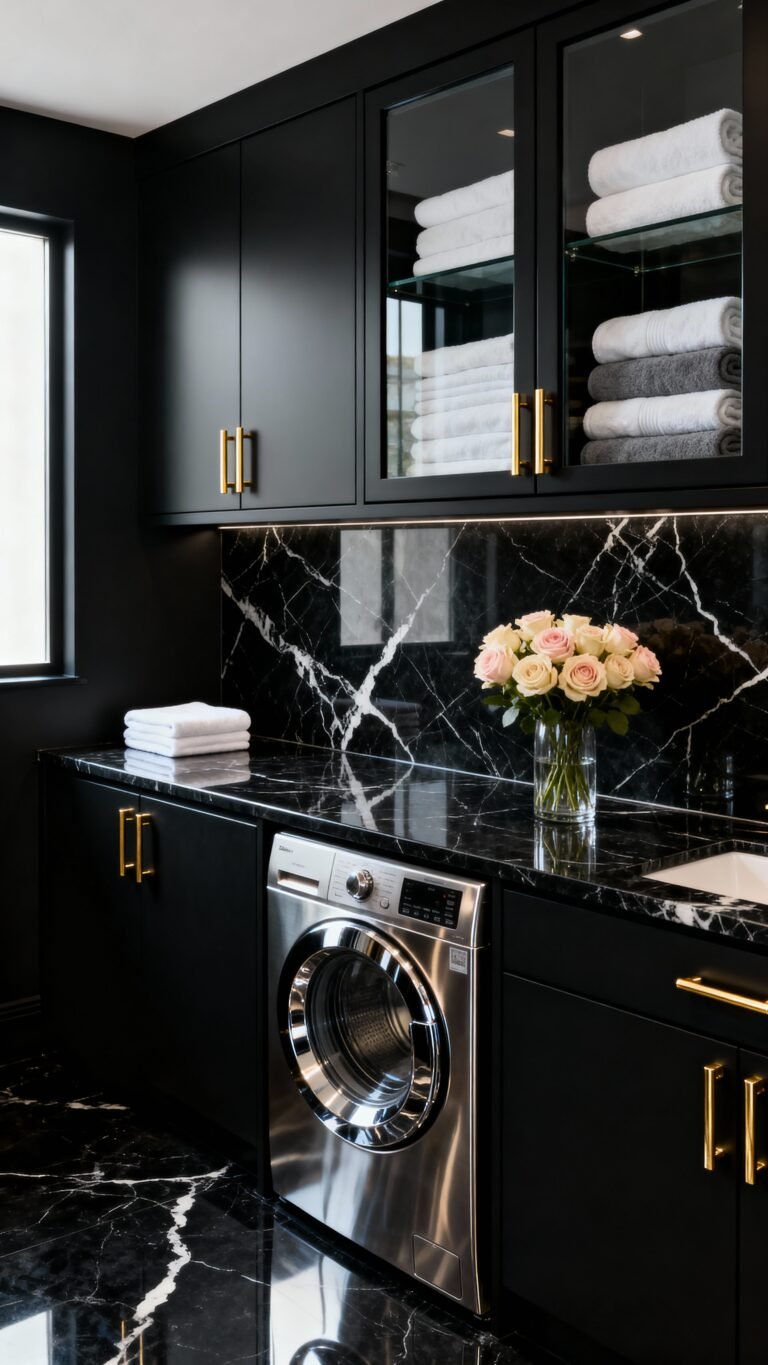 Dark & Dramatic Laundry Room Ideas for a Moody, Sophisticated Space ...