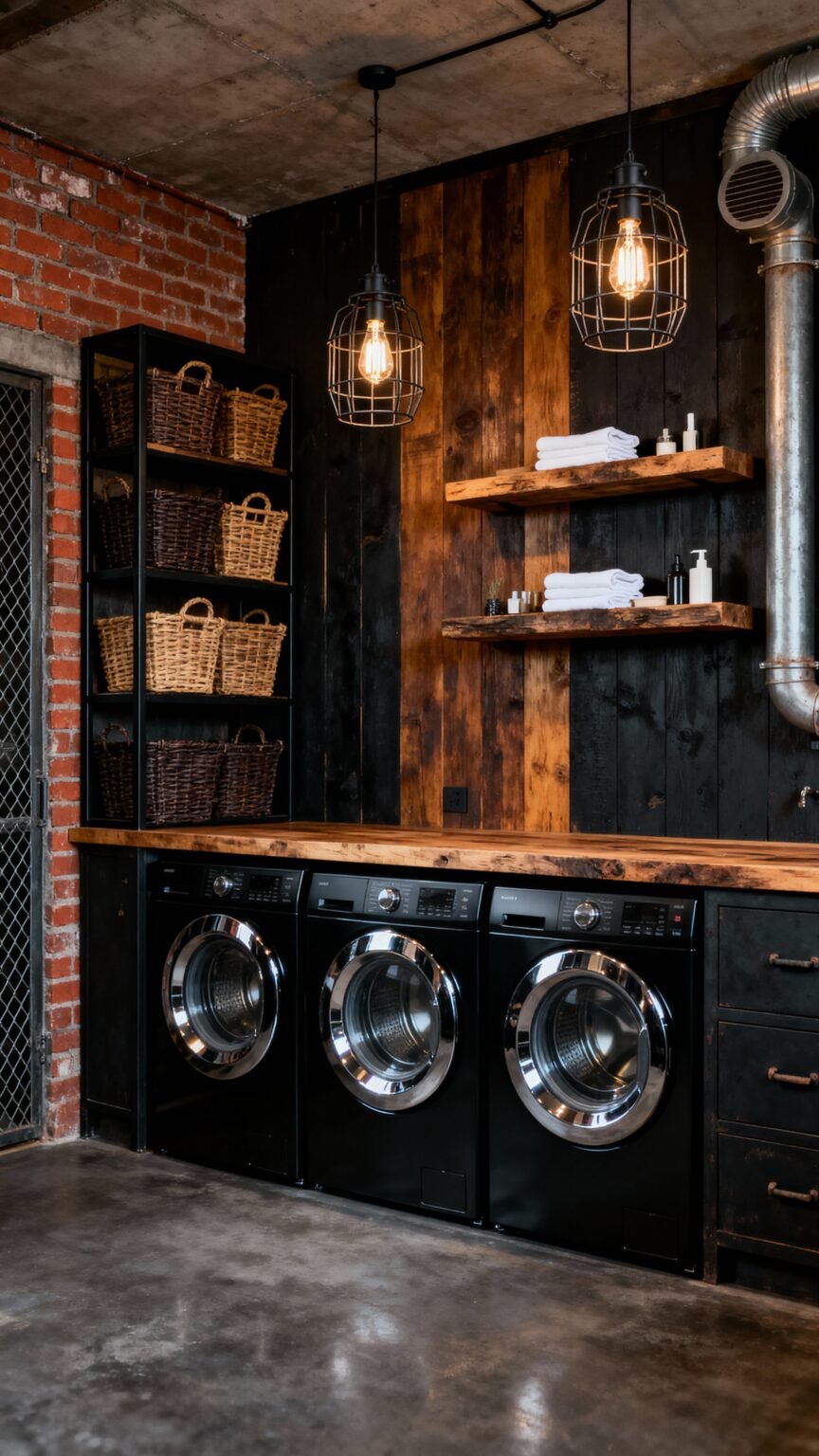 Dark & Dramatic Laundry Room Ideas for a Moody, Sophisticated Space ...