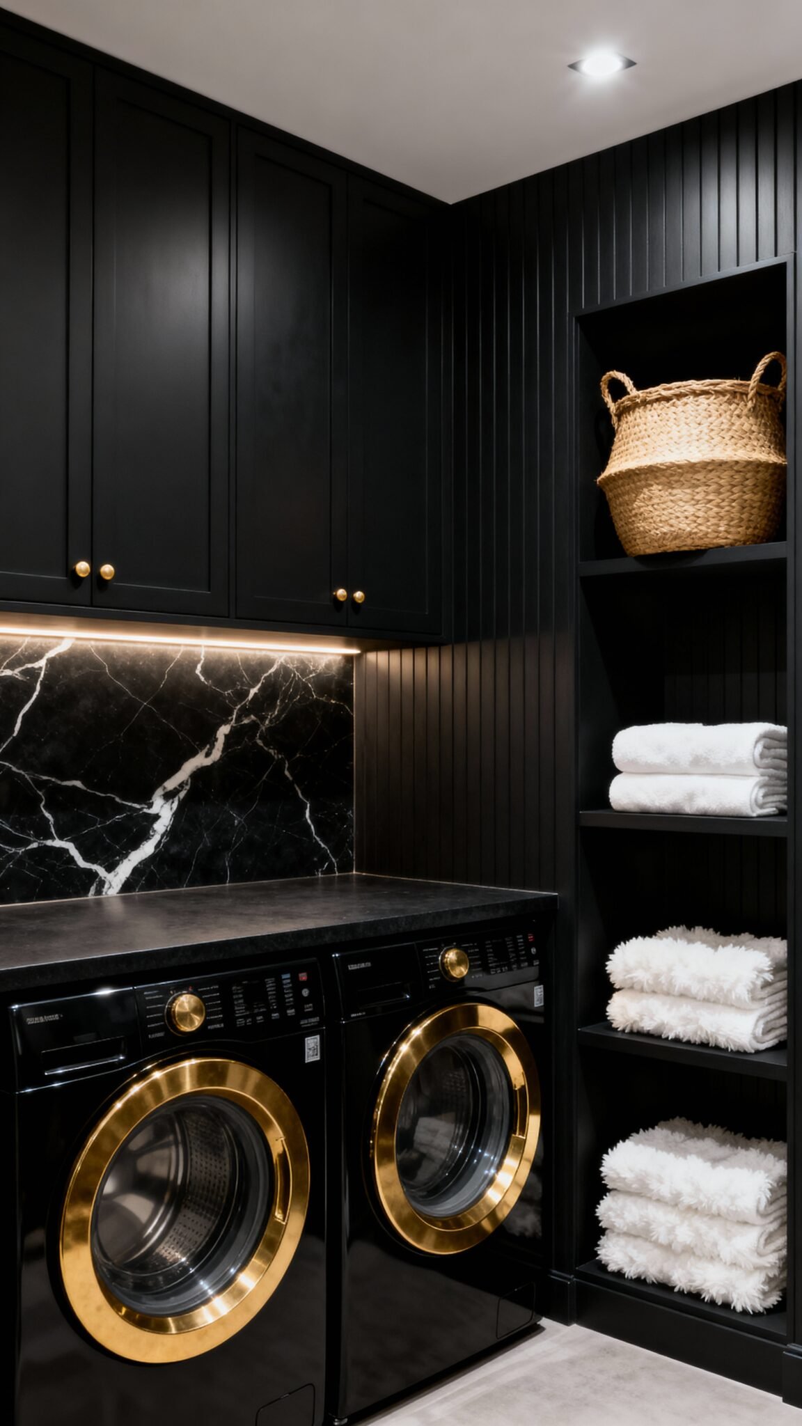 Dark & Dramatic Laundry Room Ideas for a Moody, Sophisticated Space ...