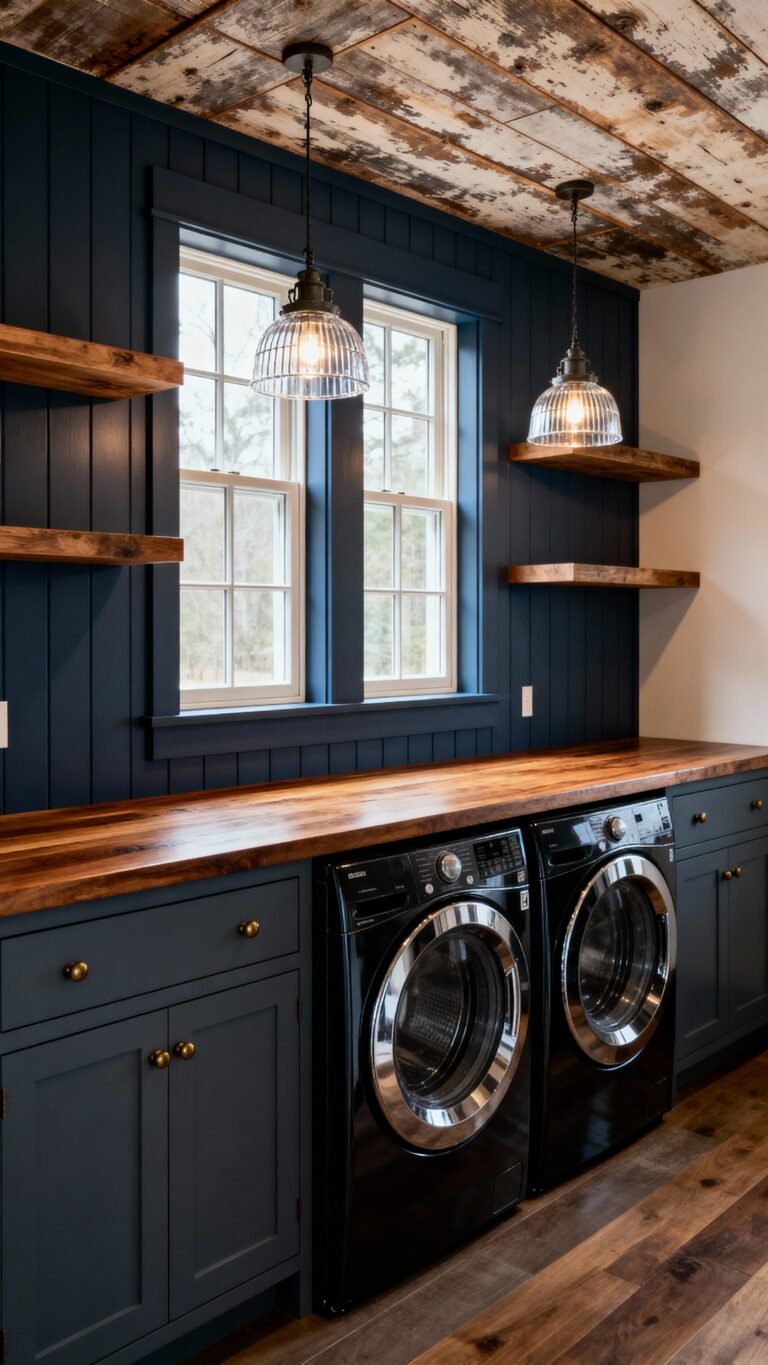 Dark & Dramatic Laundry Room Ideas for a Moody, Sophisticated Space ...