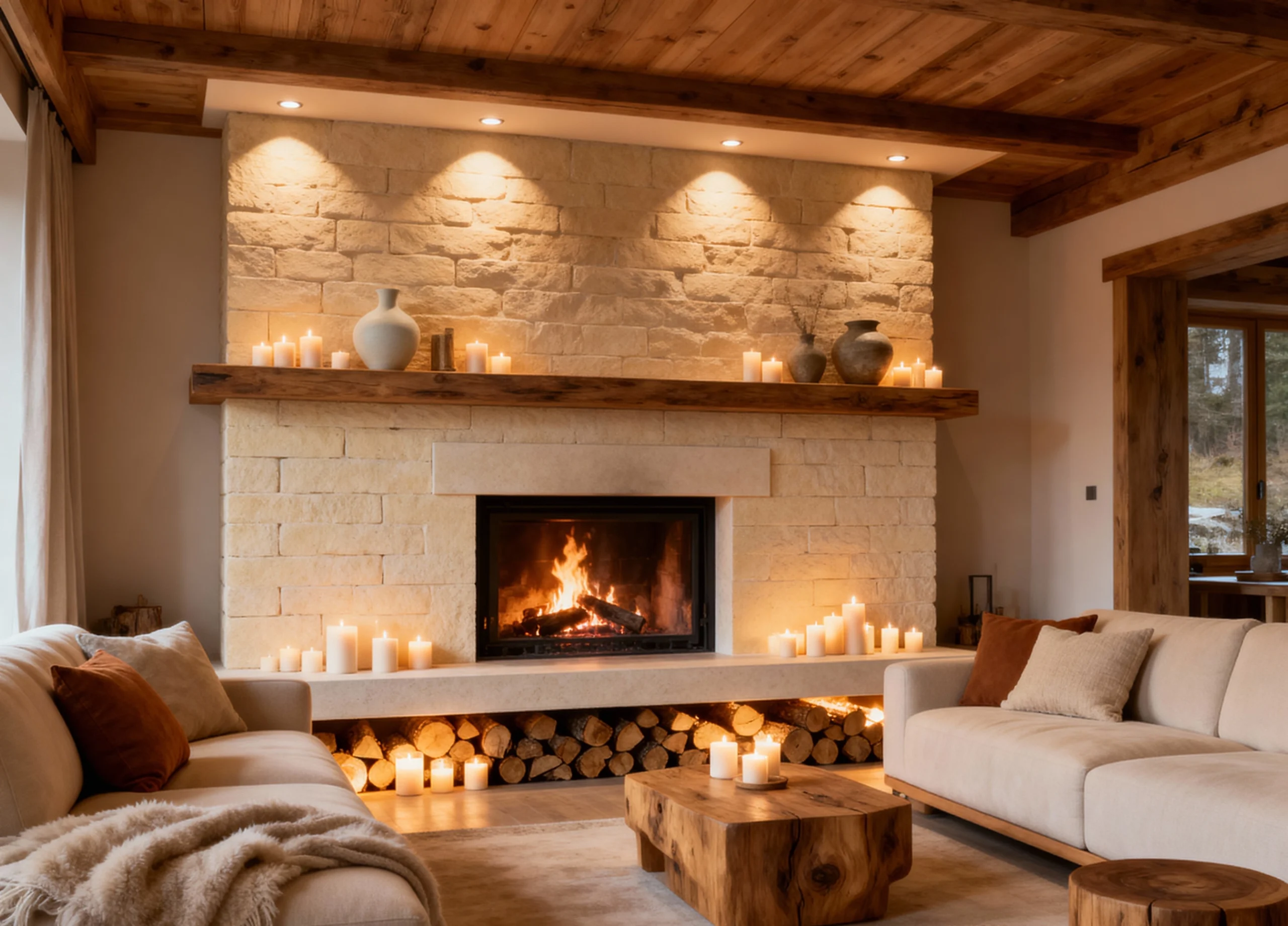 Farmhouse Fireplace Inspiration for a Charming and Warm Gathering Spot