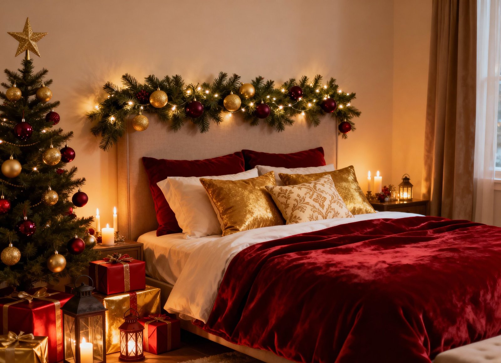 Christmas Bedroom Decorating Ideas For A Peaceful And Serene Holiday