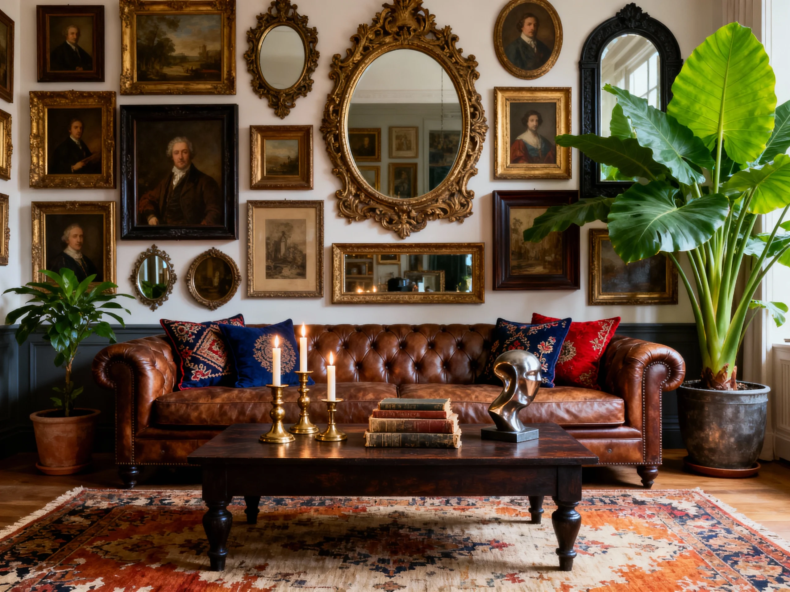 Designing a Dramatic & Personal Vintage Maximalist Room