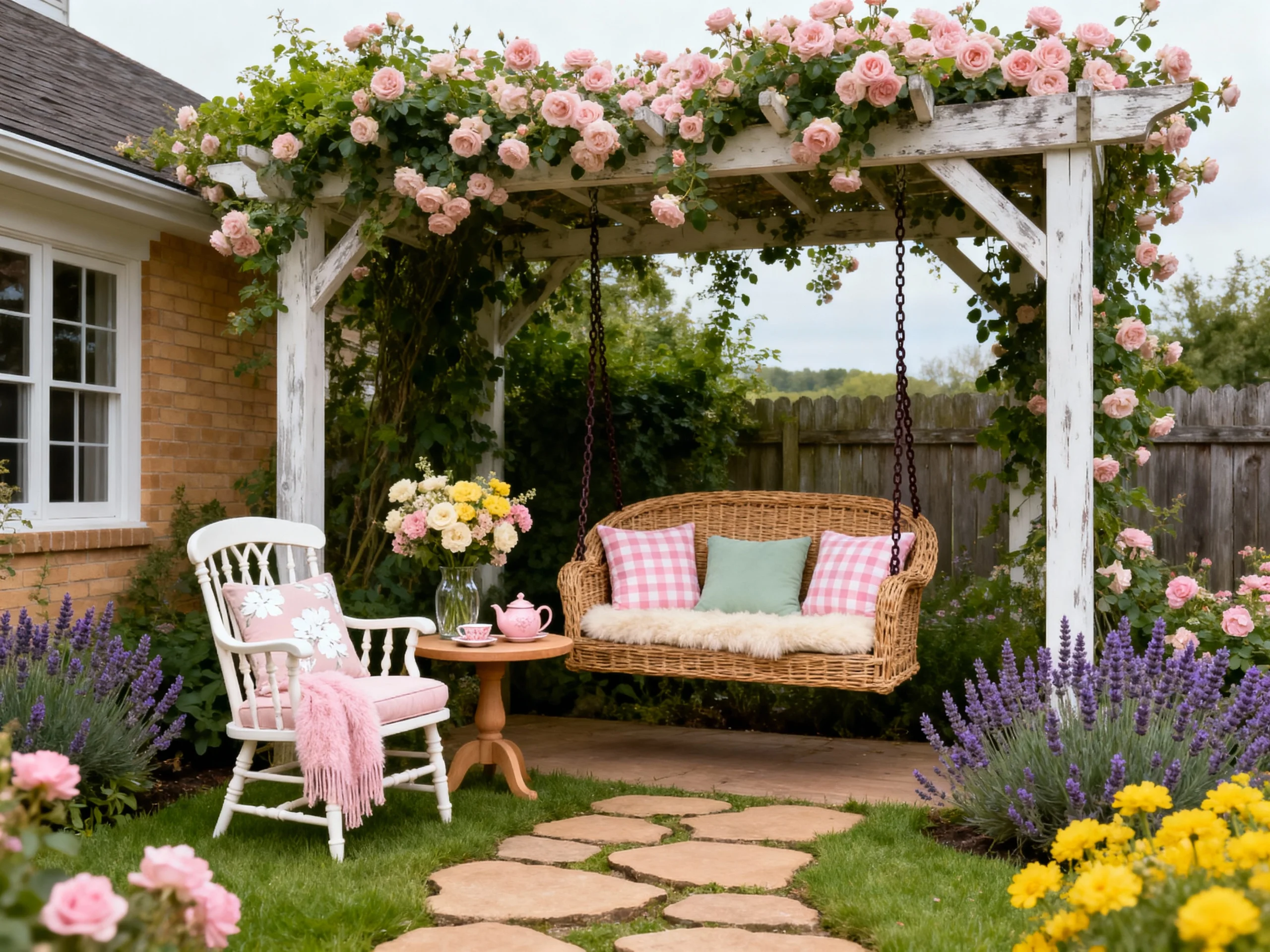 Vintage Garden Ideas for a Perfectly Imperfect & Romantic Backyard.