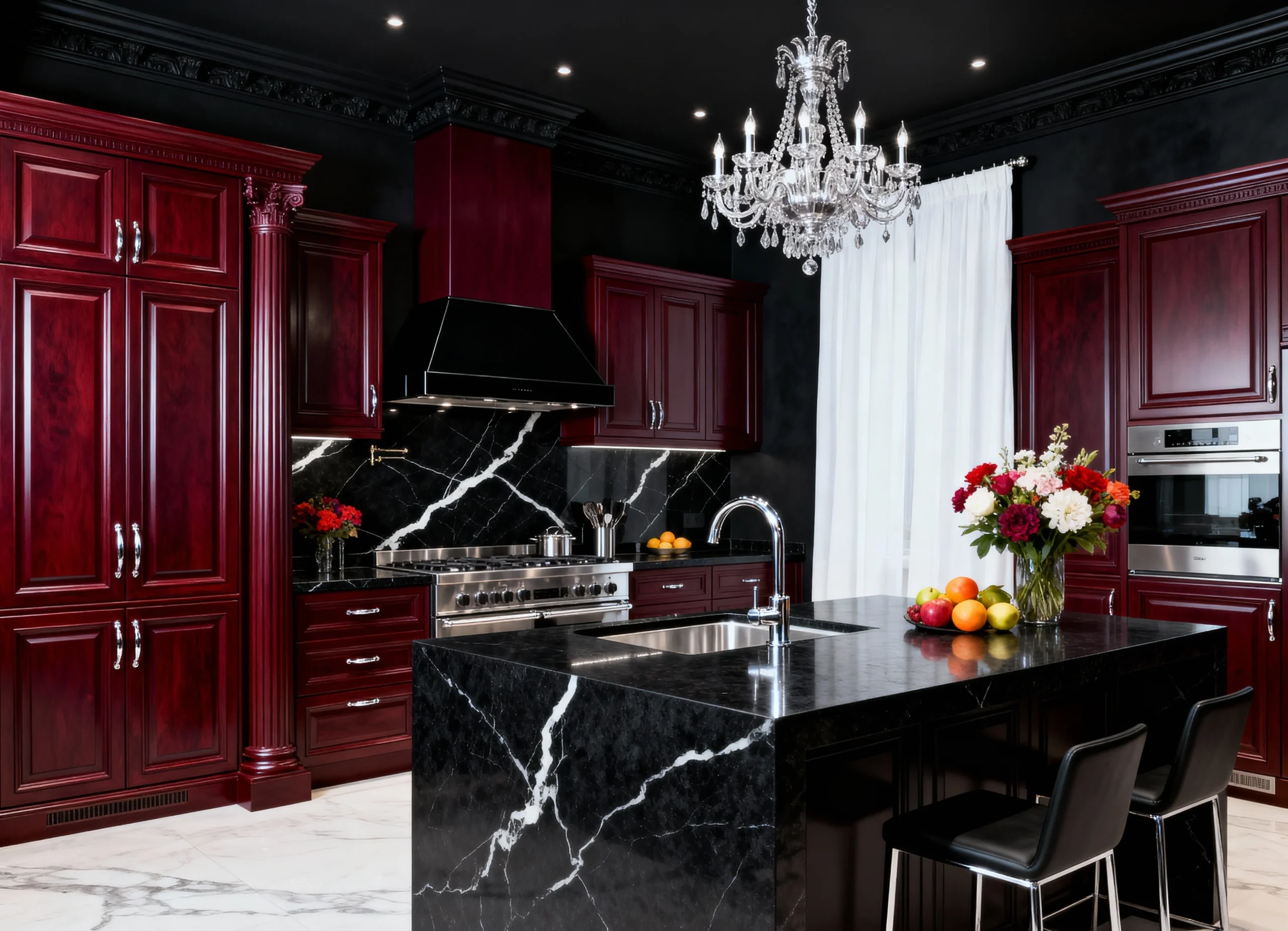 Modernize Your Space With These Sleek Cherry Wood Kitchen Designs
