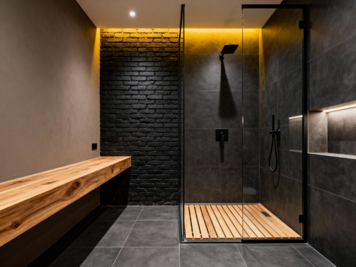 10 Moody and Modern Dark Bathroom Ideas For A Seriously Chic Aesthetic