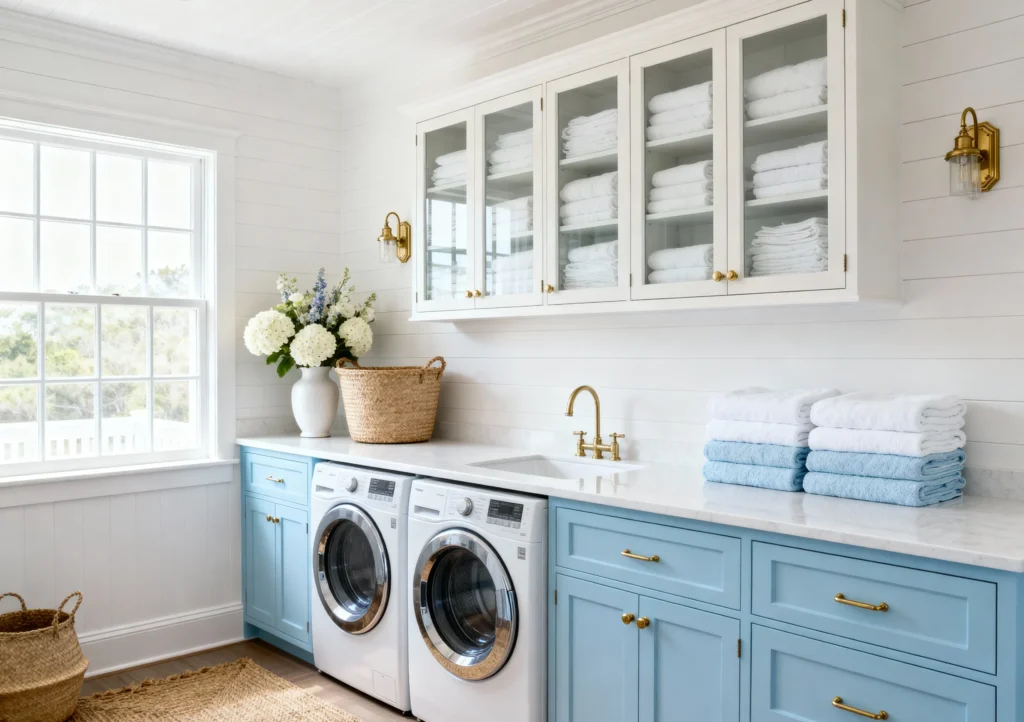 Serene & Stylish Blue Laundry Room Ideas for a Calm Chore Space ...