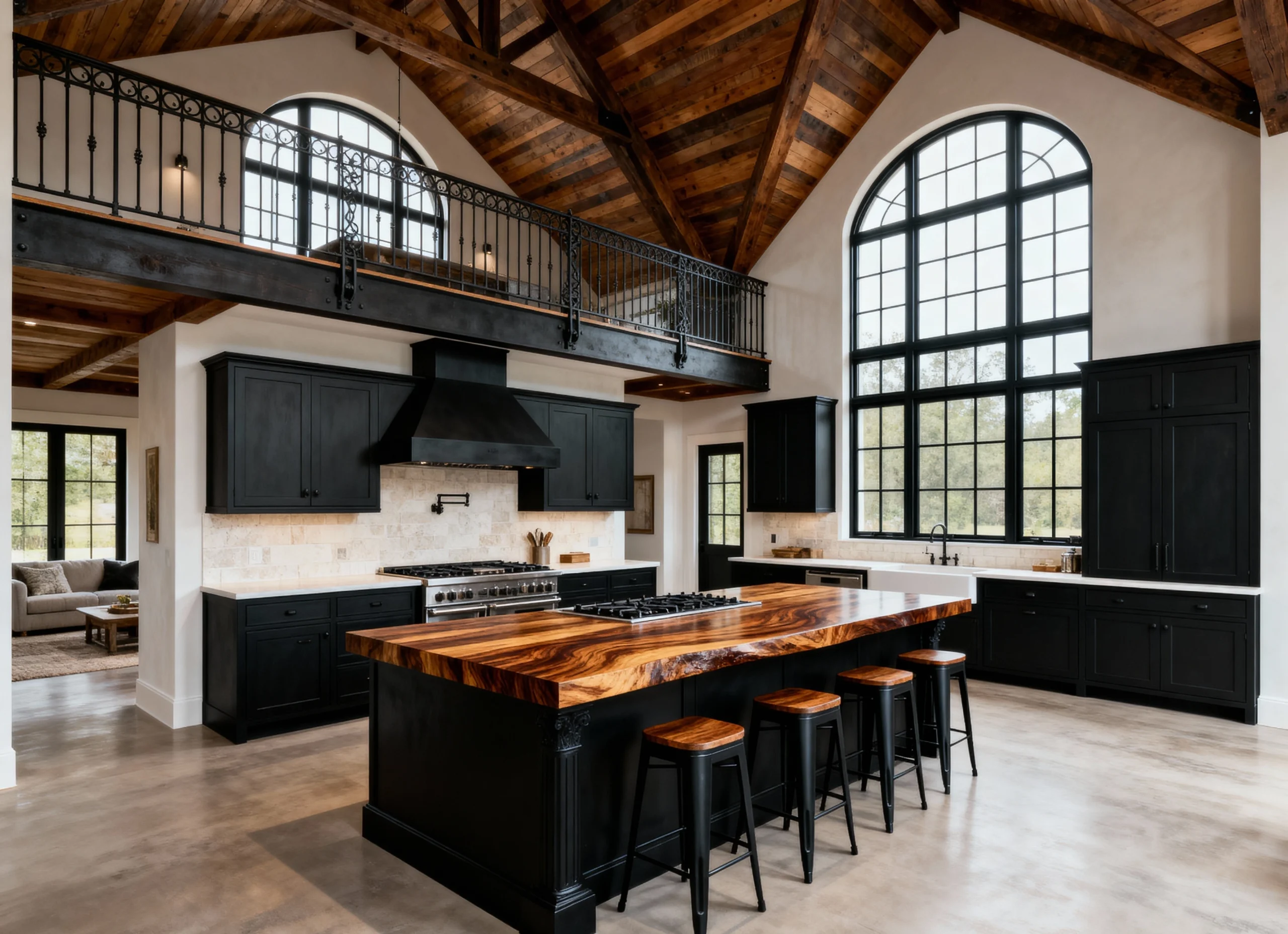 Rustic Black Kitchen Proves Moody Can Still Be Incredibly Inviting
