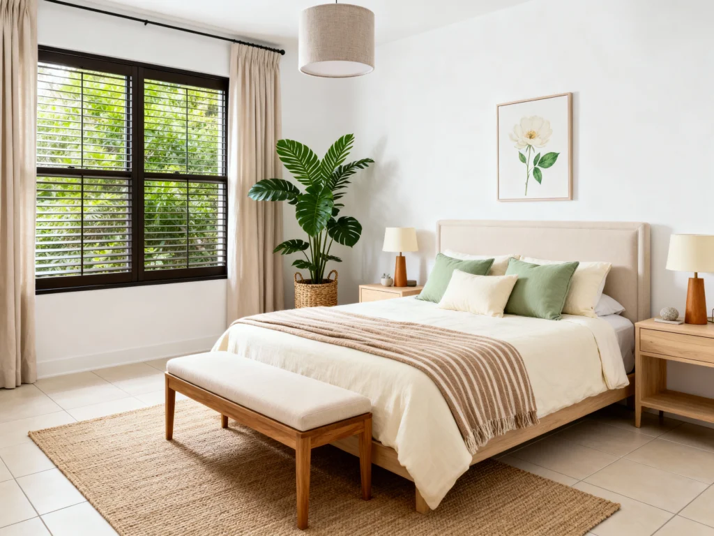 Curated visual reference: Visual Reference: 10 Cozy Minimalism Bedroom With Light Wood Textiles Simple Lines