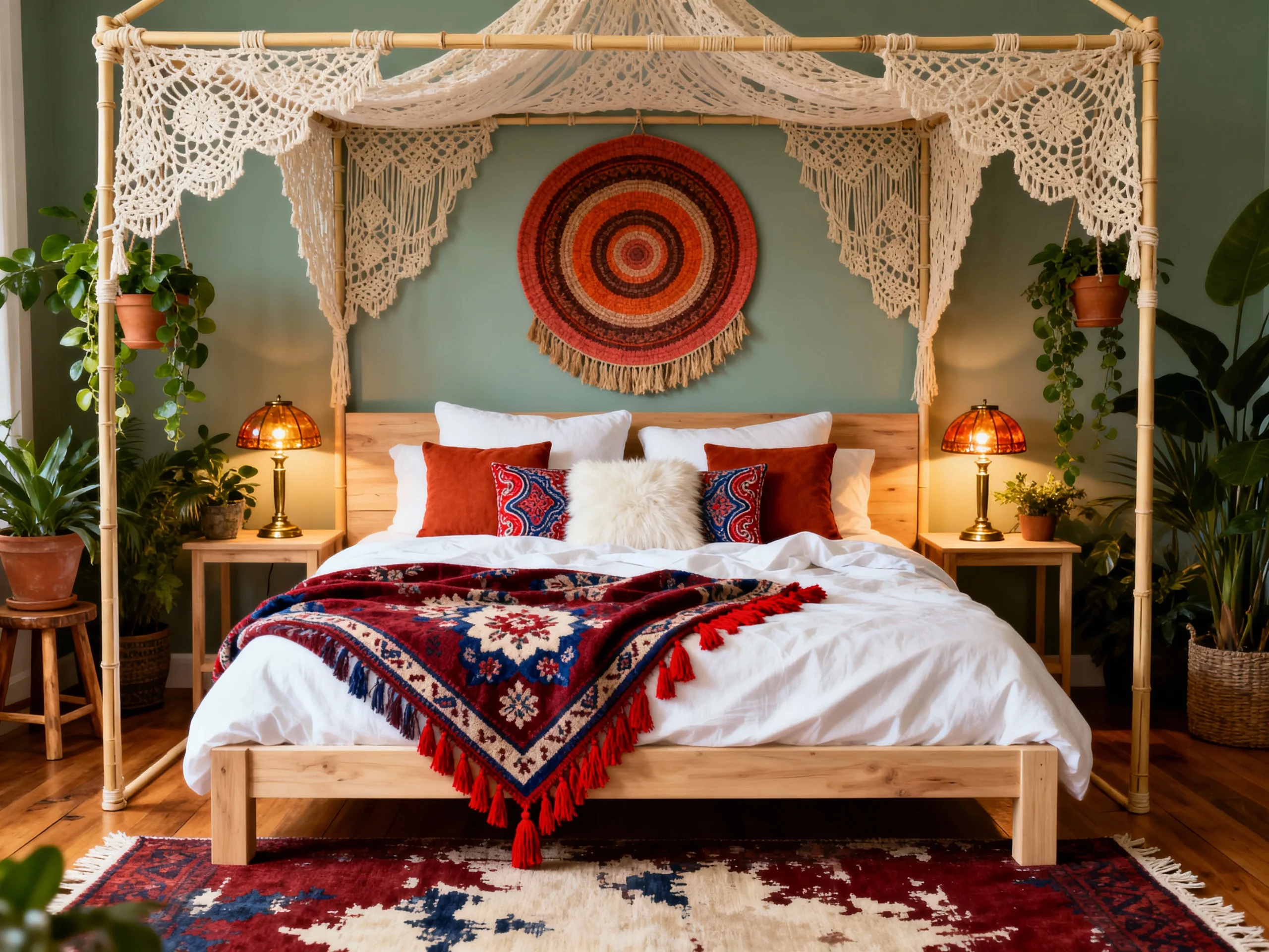 Cozy Dreamy Boho Bedroom Canopy Ideas to Create a Cozy & Whimsical Retreat