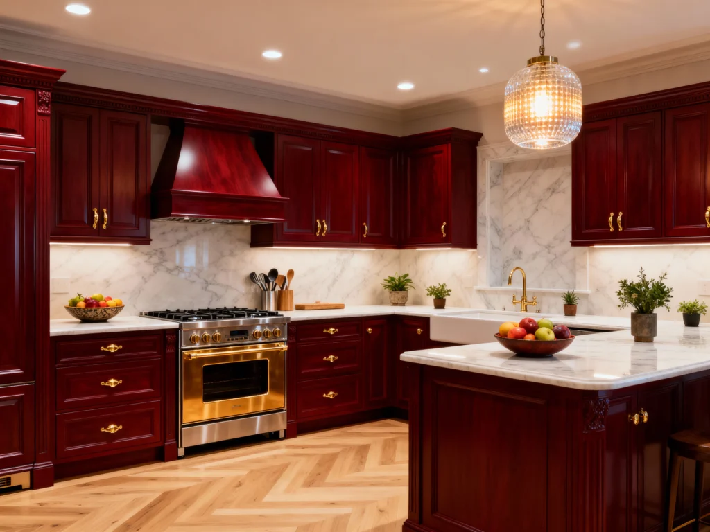 Beautiful Red Oak Kitchen Cabinet Ideas & Inspiration - Lookscharm
