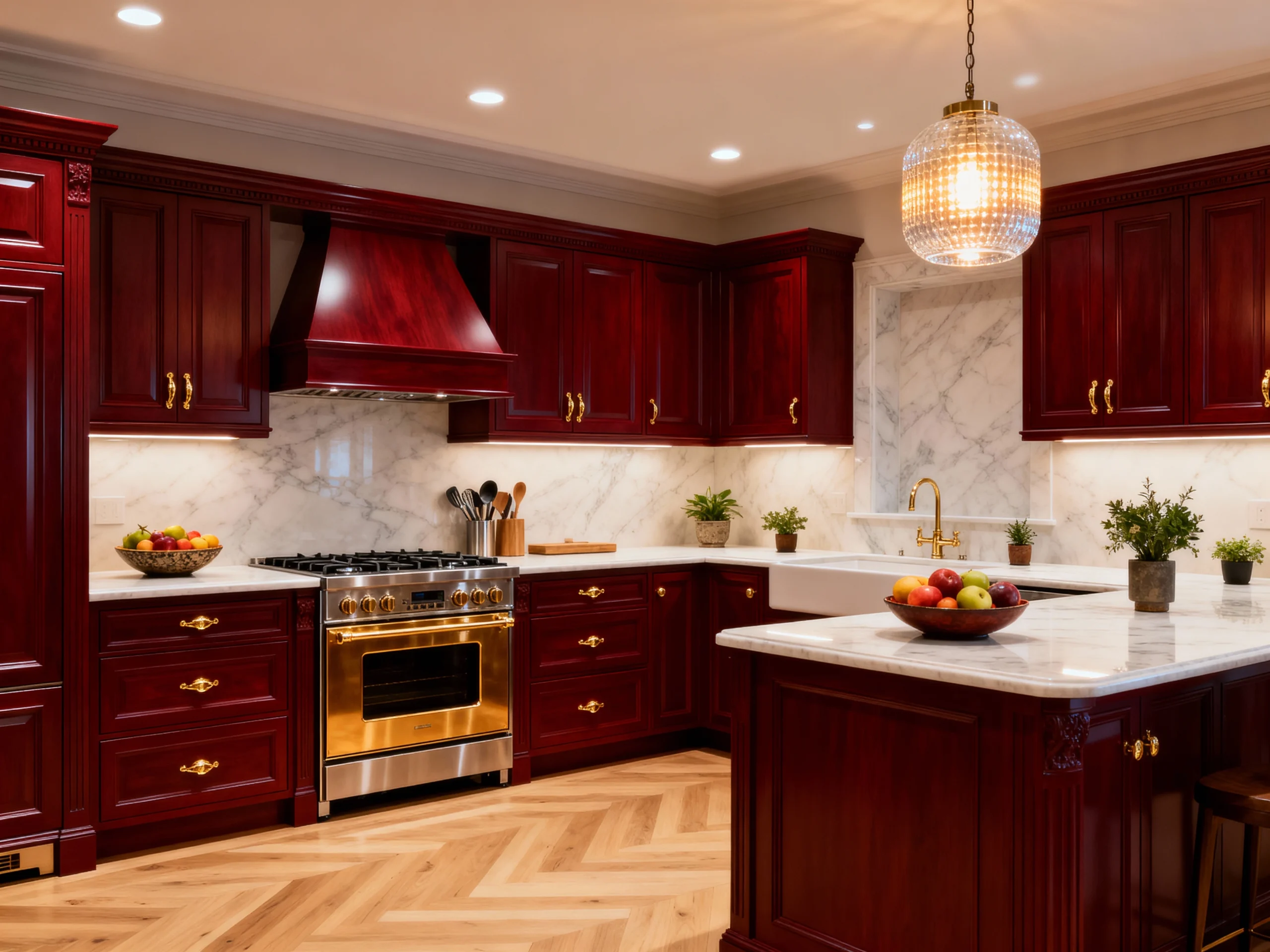 Beautiful Red Oak Kitchen Cabinet Ideas & Inspiration