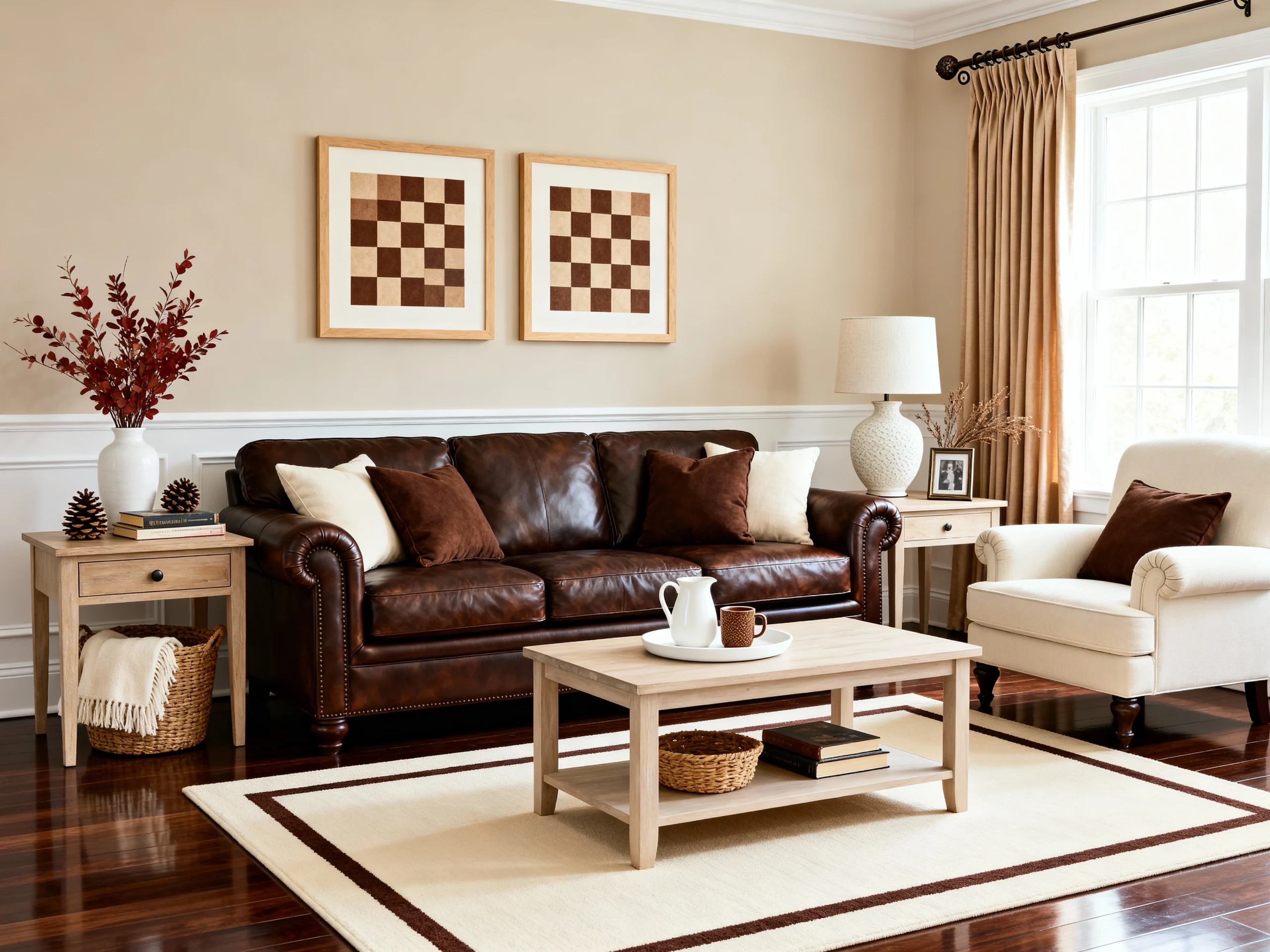 Cozy Brown Living Room Color Schemes for a Snug Retreat