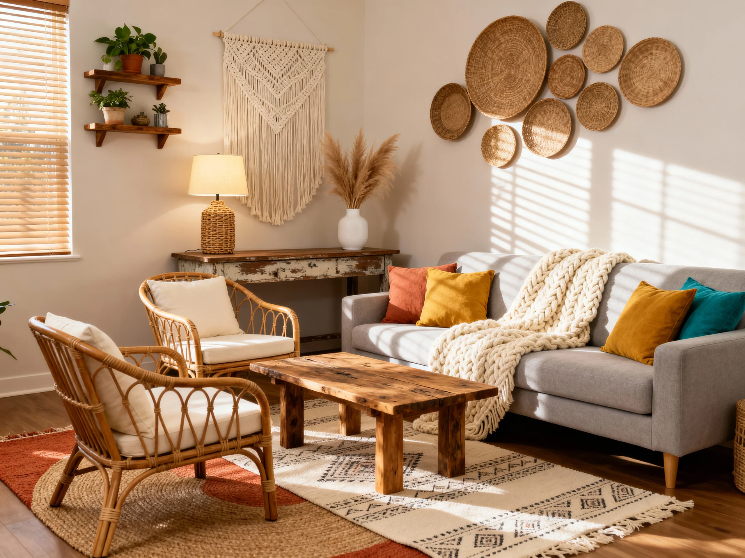 Create a Cozy & Airy Space with Neutral Scandi Boho Decor Essentials