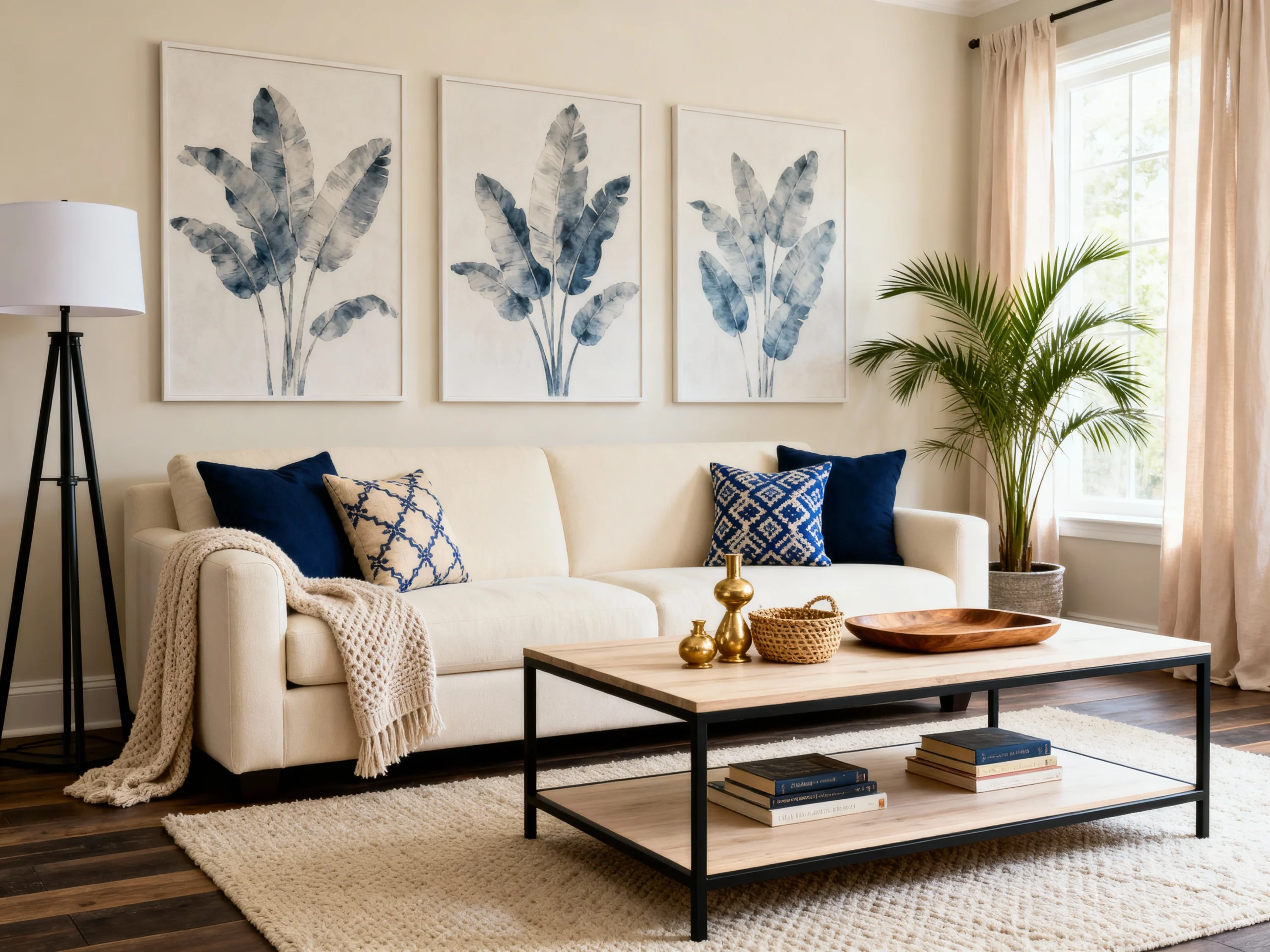 Designing a Serene Living Room Around Your Beige Sofa