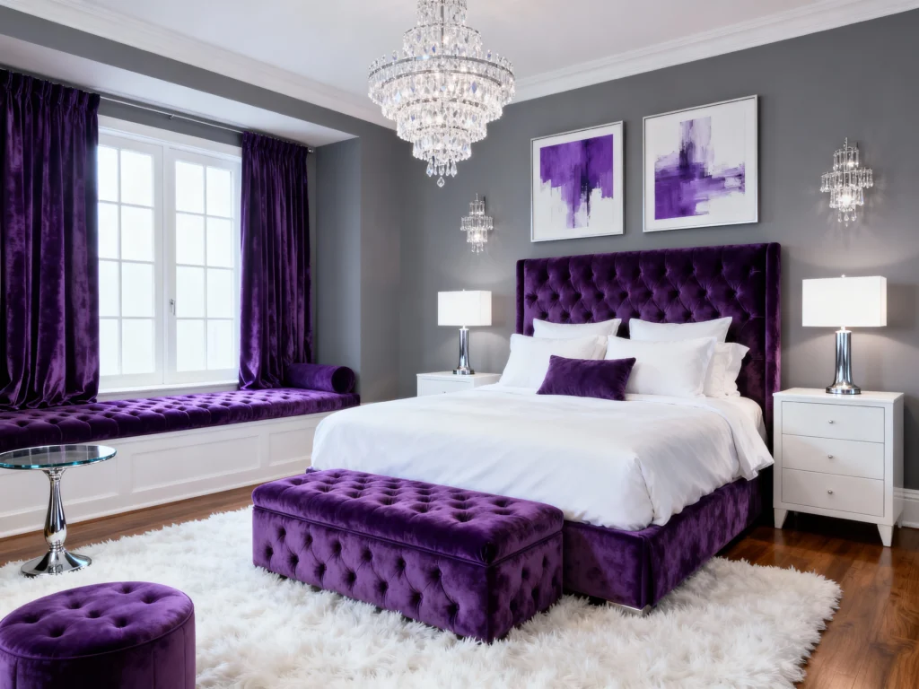 10 Dreamy Purple Bedroom Ideas For A Magical & Serene Sleep Space ...