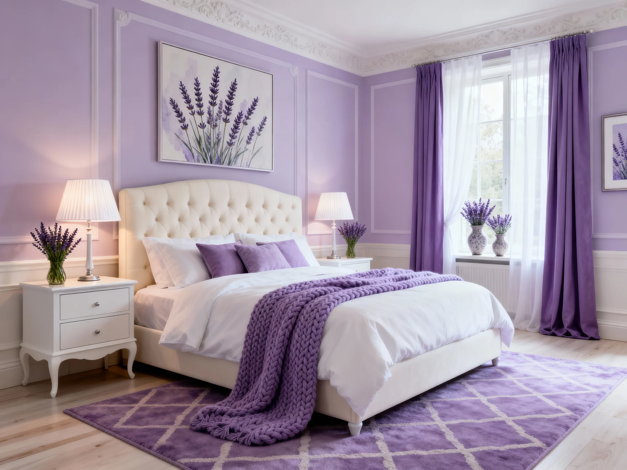10 Dreamy Soft Lavender Bedroom Ideas for a Serene Sleep Sanctuary
