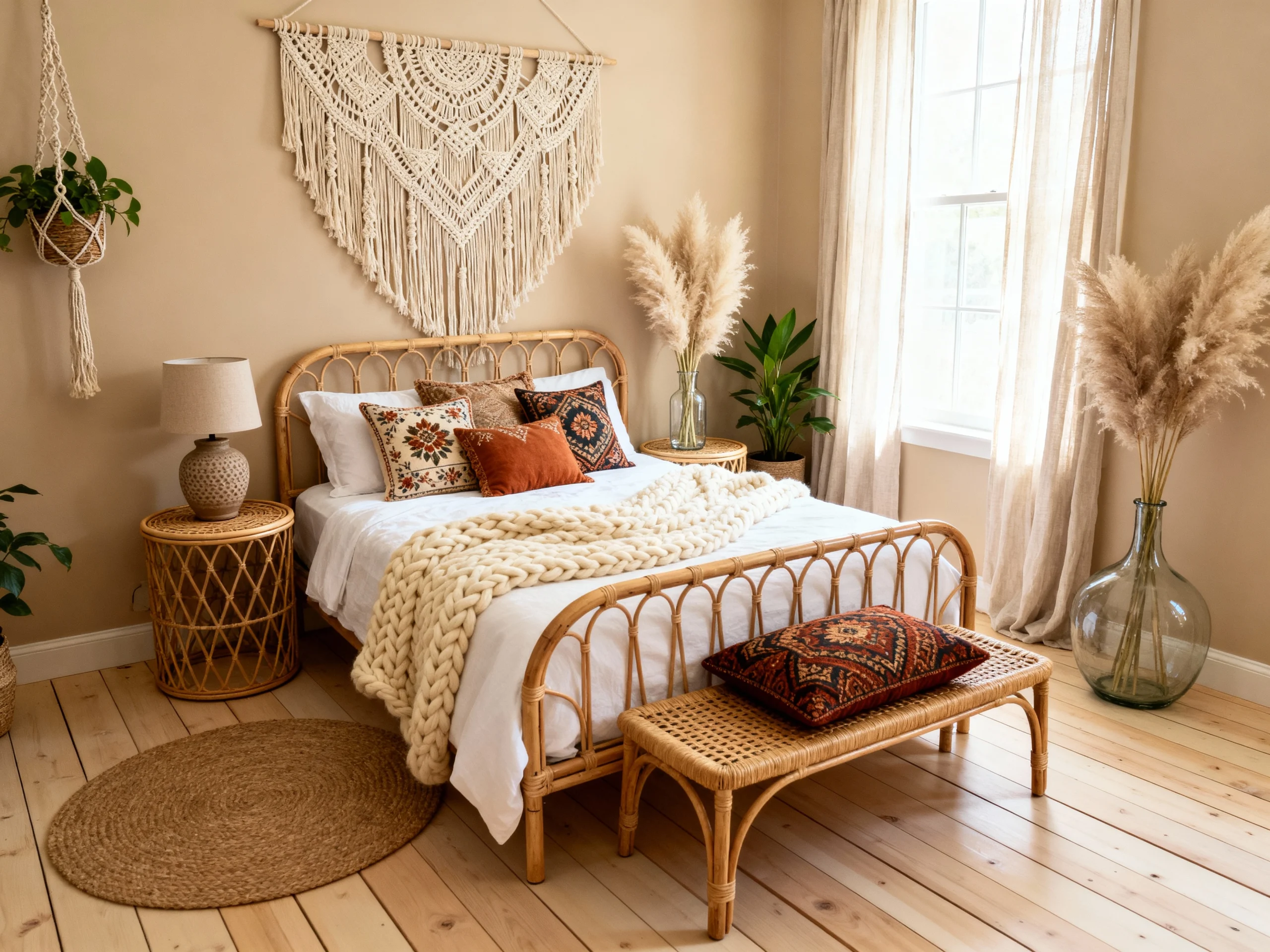 Effortless Scandi Boho Bedroom Ideas For A Calm & Cozy Retreat