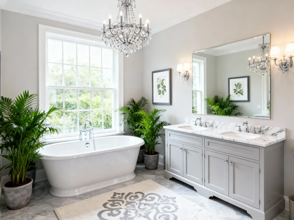9 Elegant Grey Bathroom Decor & Design Ideas - Lookscharm