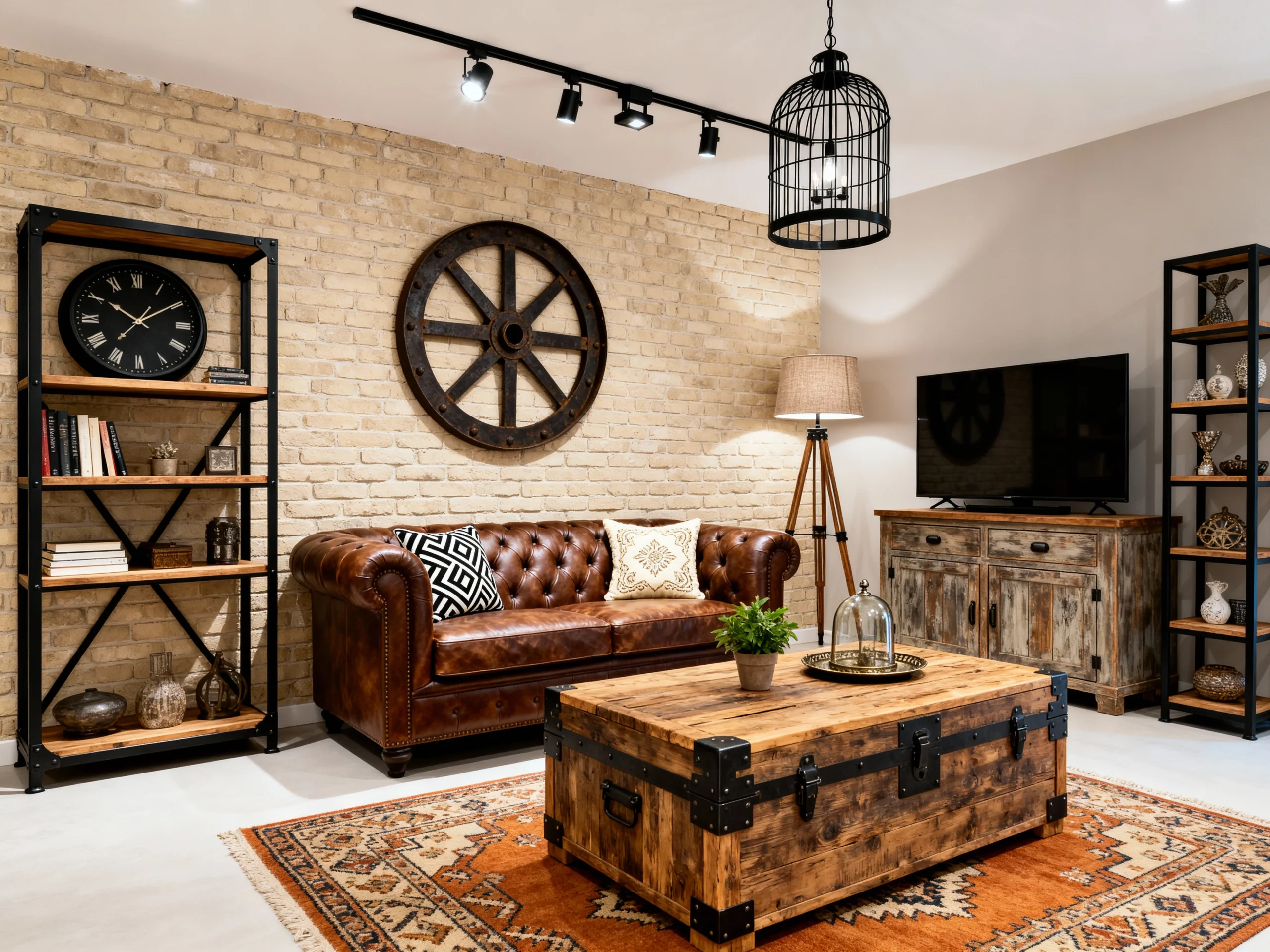 How to Achieve a Cozy Industrial Chic Living Space