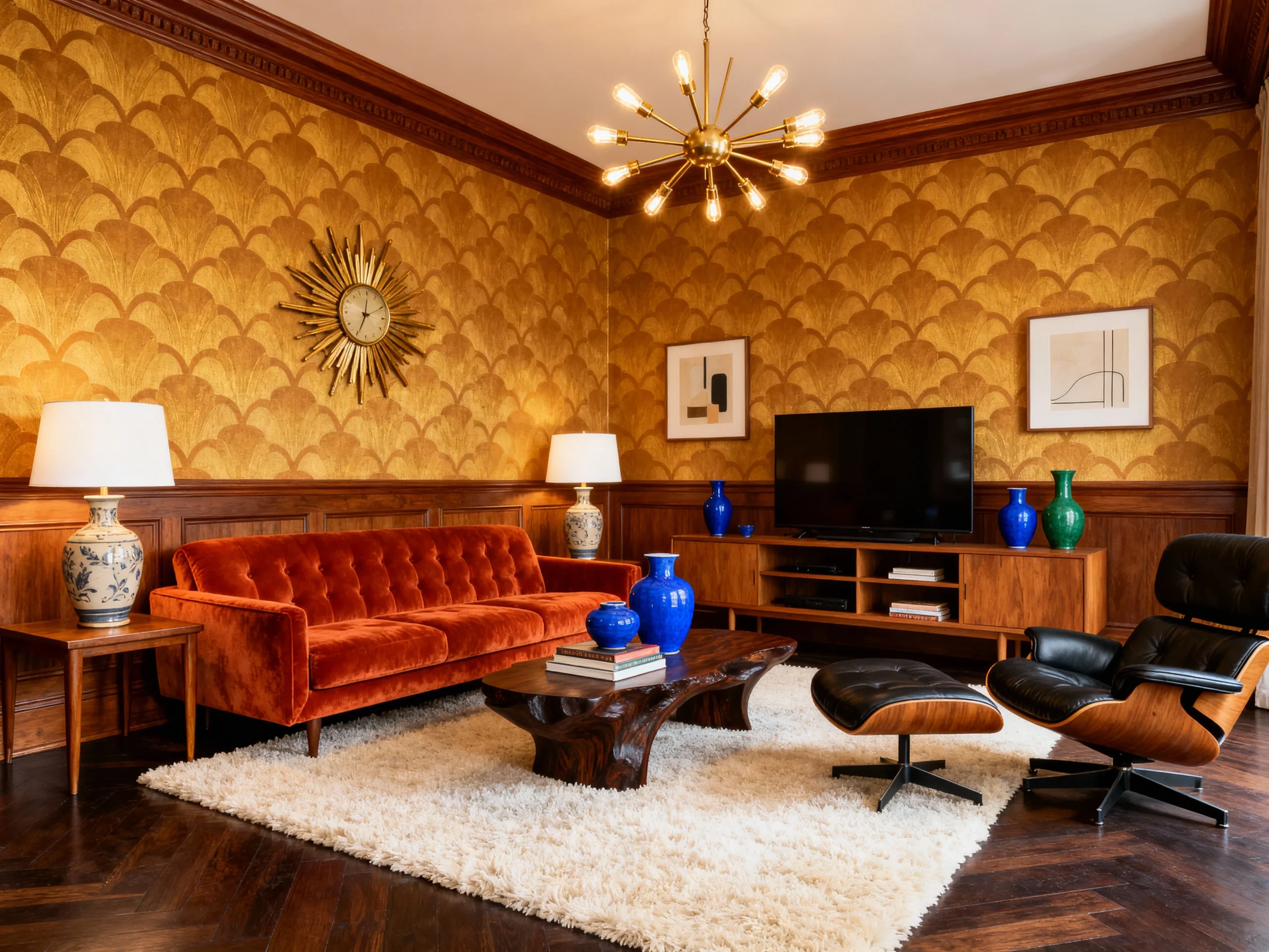 How to Design a Retro Chic Living Room with Mid-Century Modern Flair