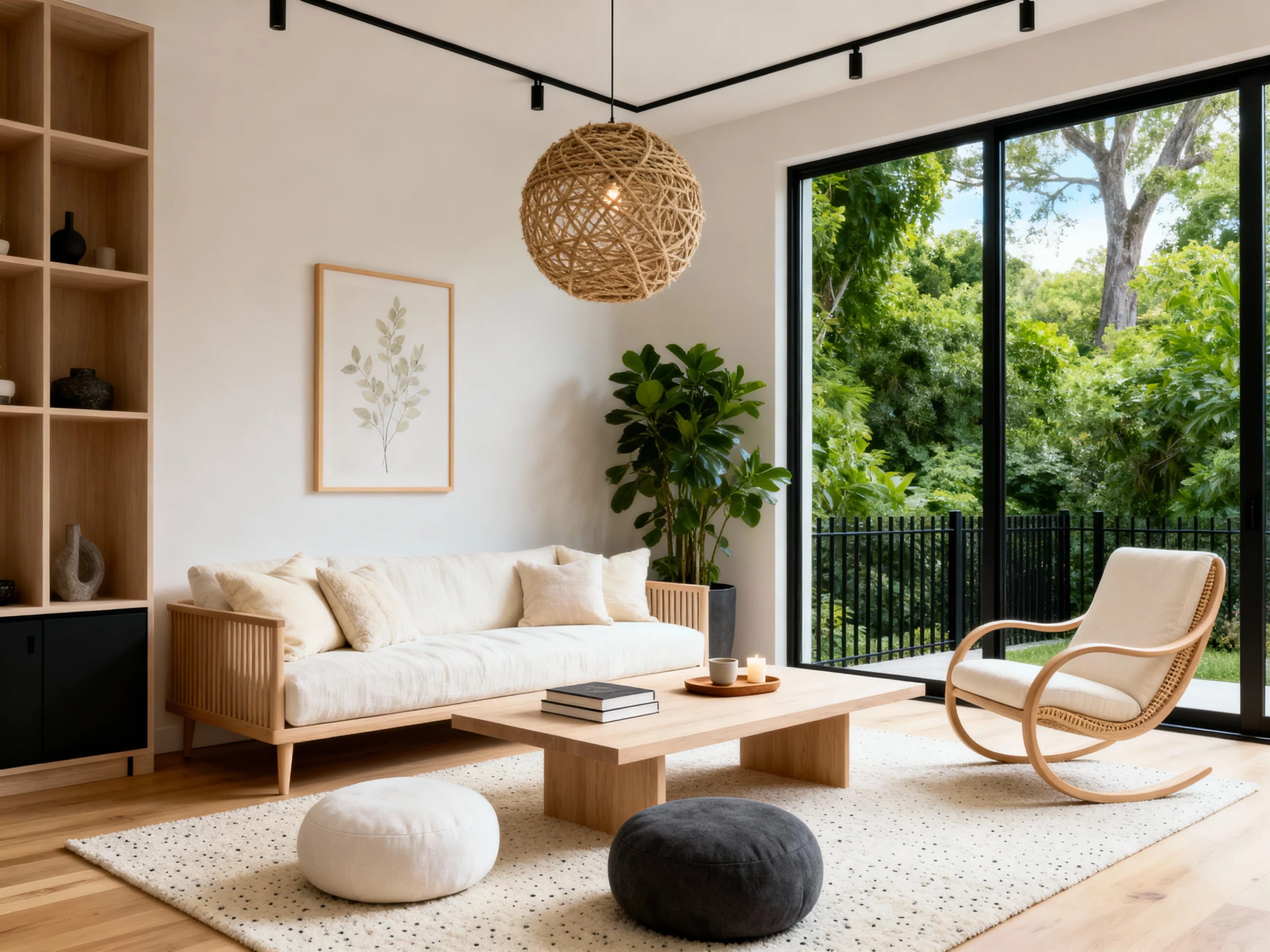 Ideas Japandi Interior Design with Natural Textures & Neutral Tones