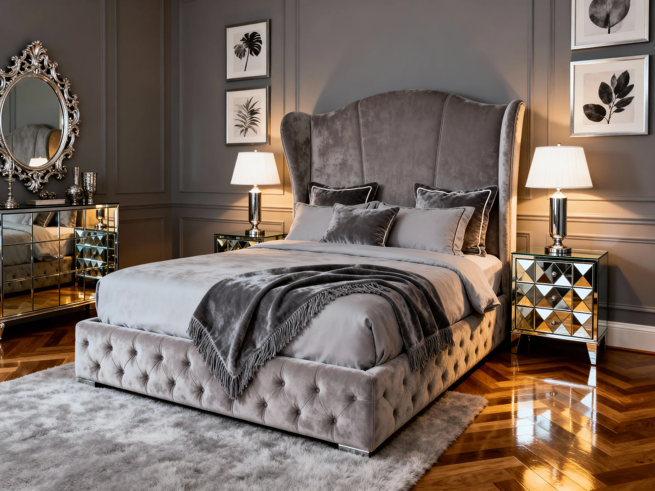 9 Modern Grey Bedroom Styling & Accent Tips