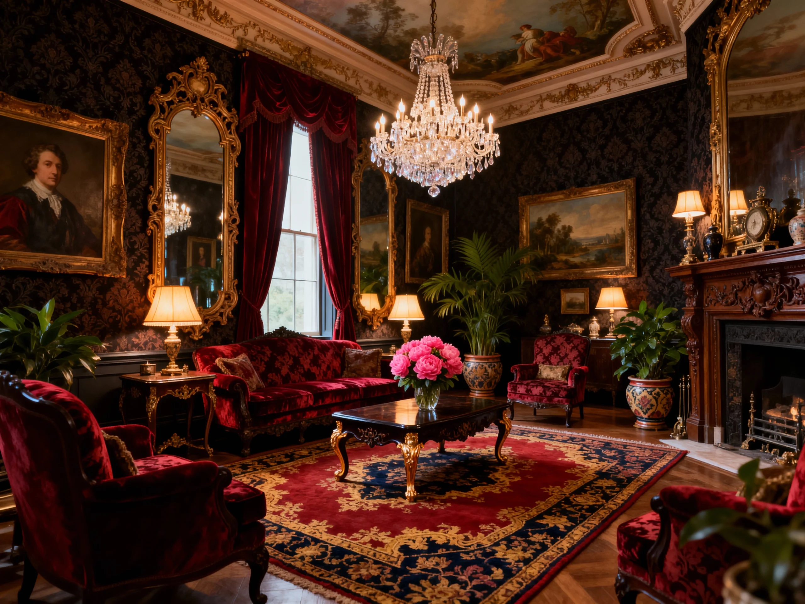 Modern Victorian Living Room Decor & Design Ideas