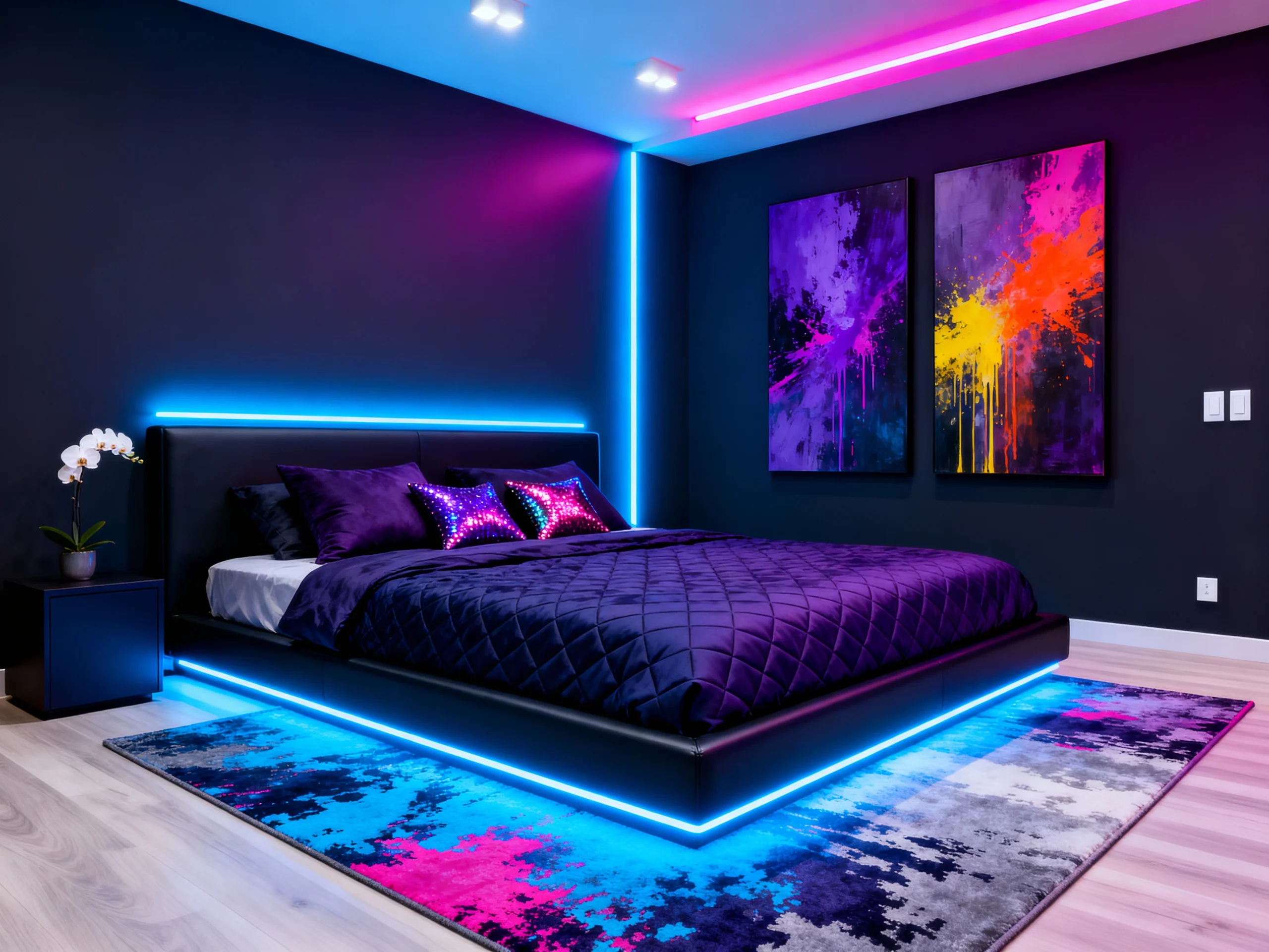 11 Neon Bedroom Inspiration for Every Style & Budget