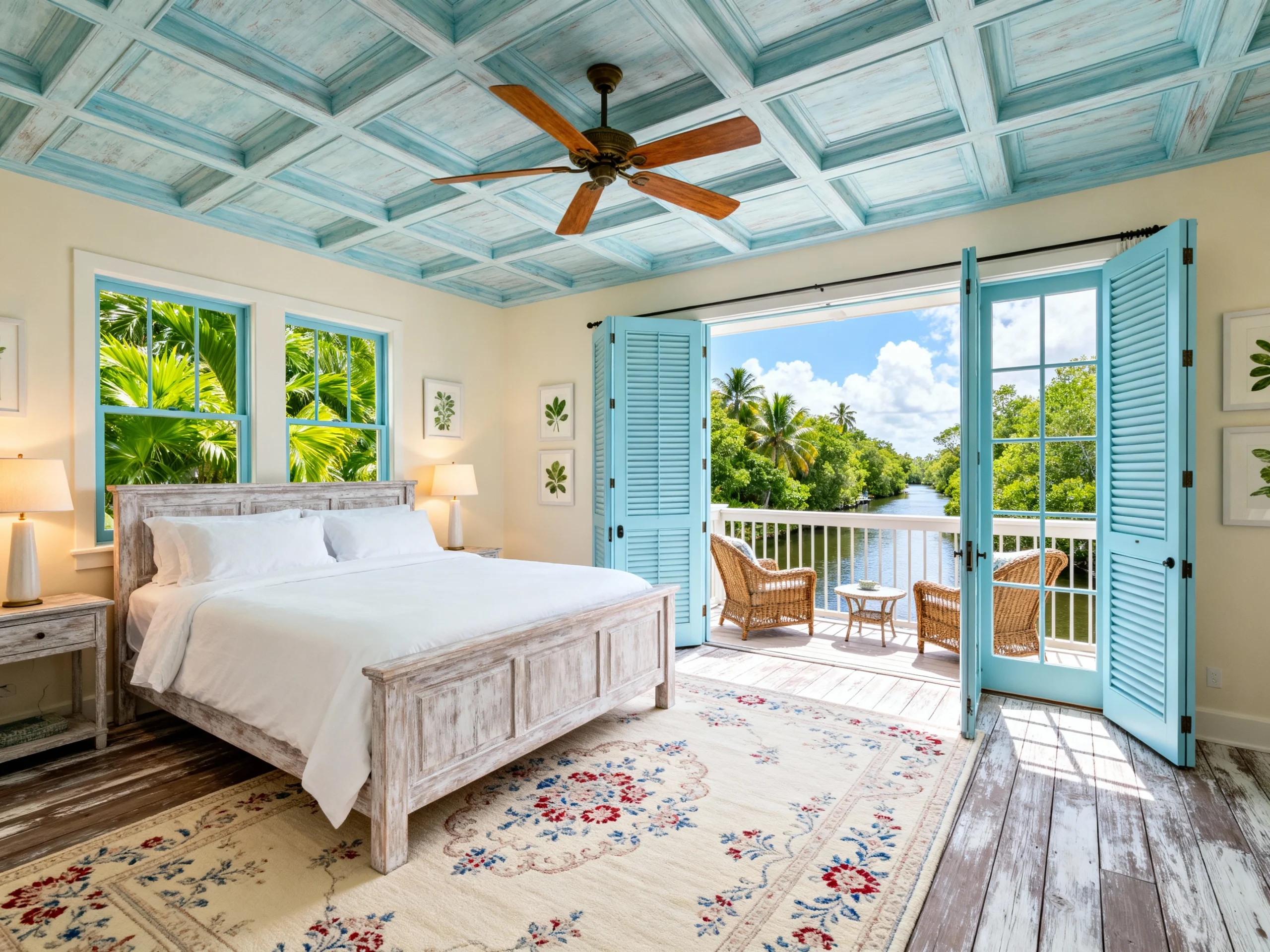 Your Blue & White Coastal Cottage Bedroom Guide