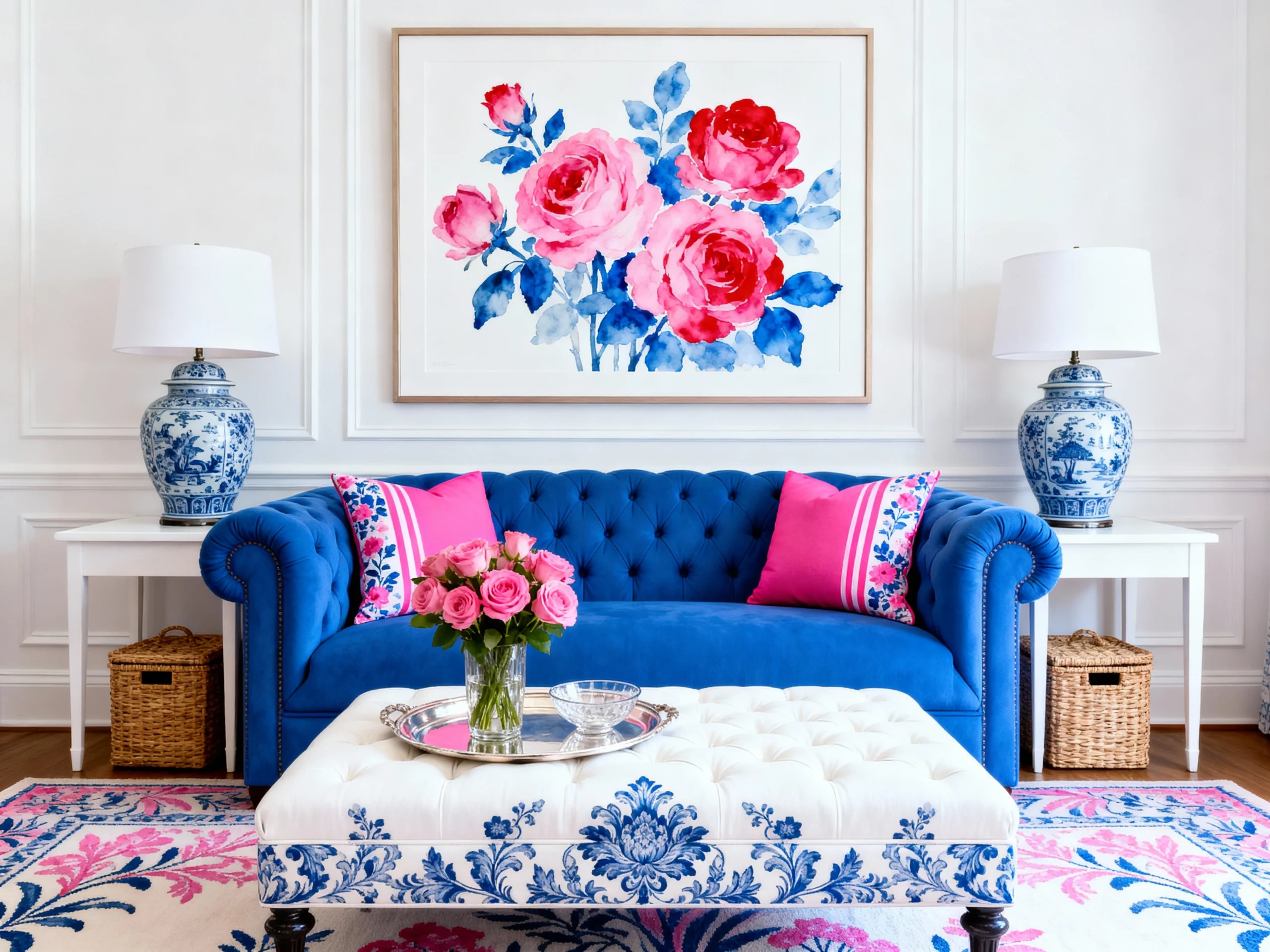 11 Bright & Bold Preppy Decor Makeover
