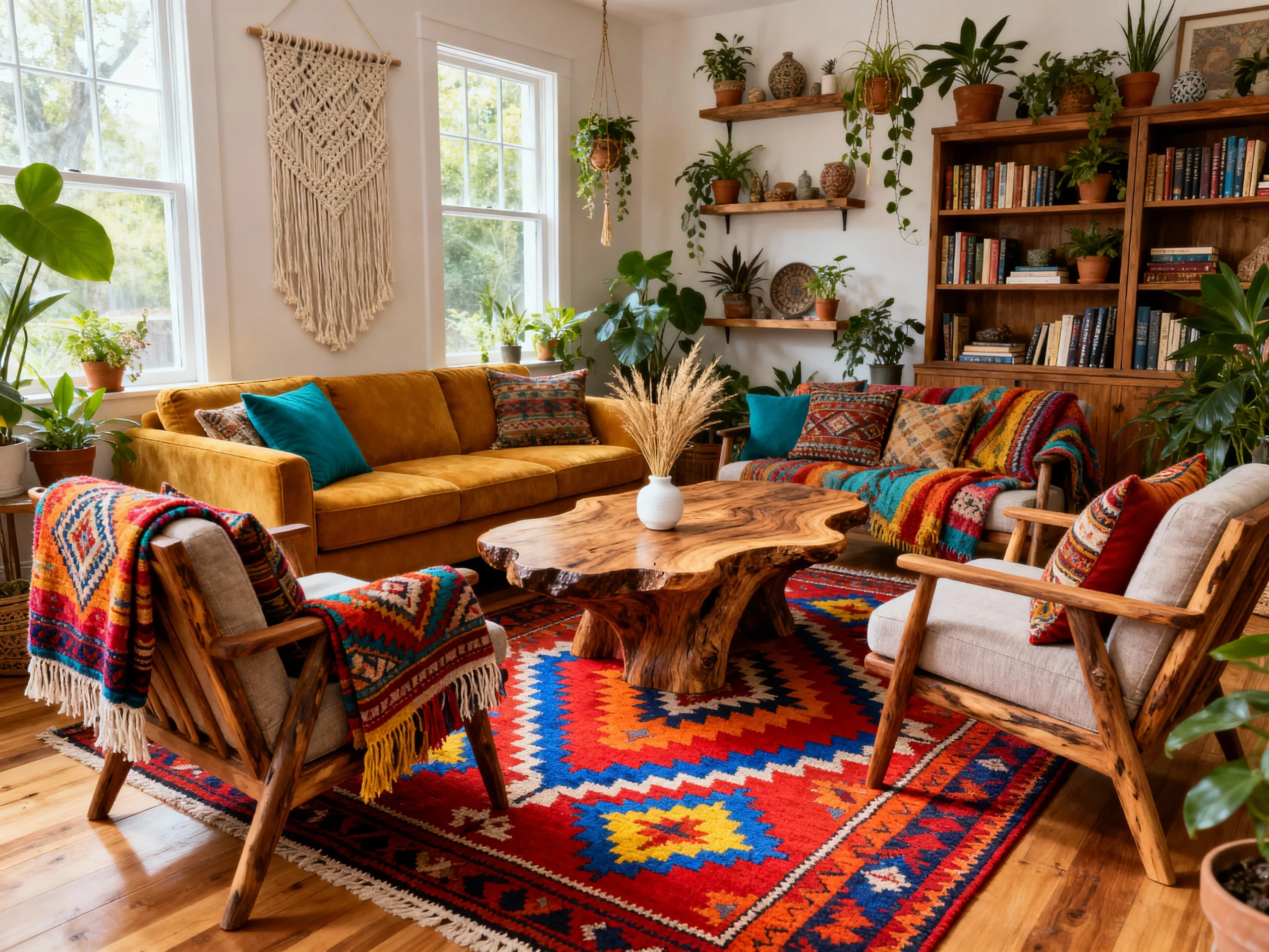 10 Colorful Maximalist Bohemian Decor Ideas 