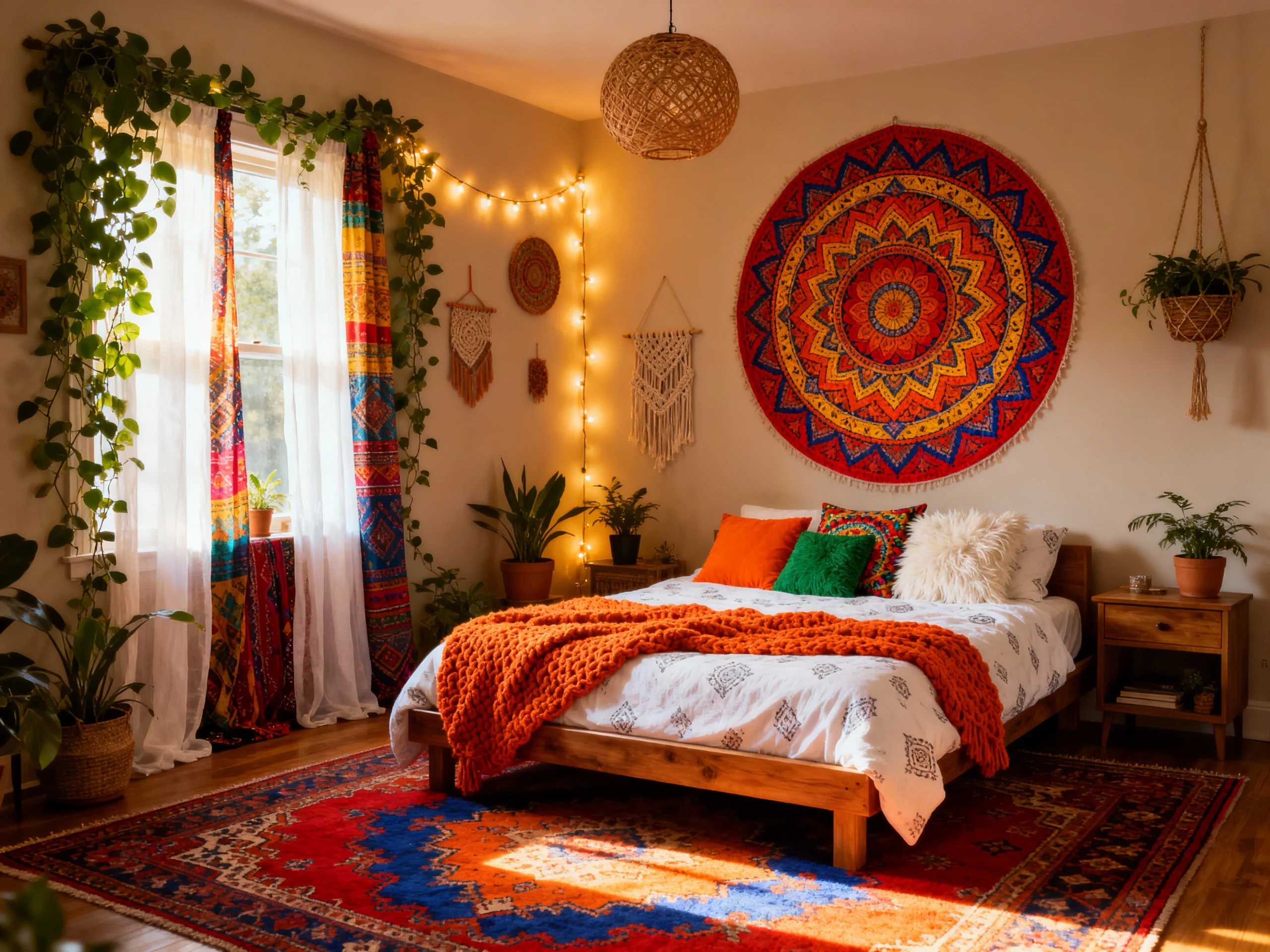 10 Cozy Eclectic Boho Bedroom Mood Board