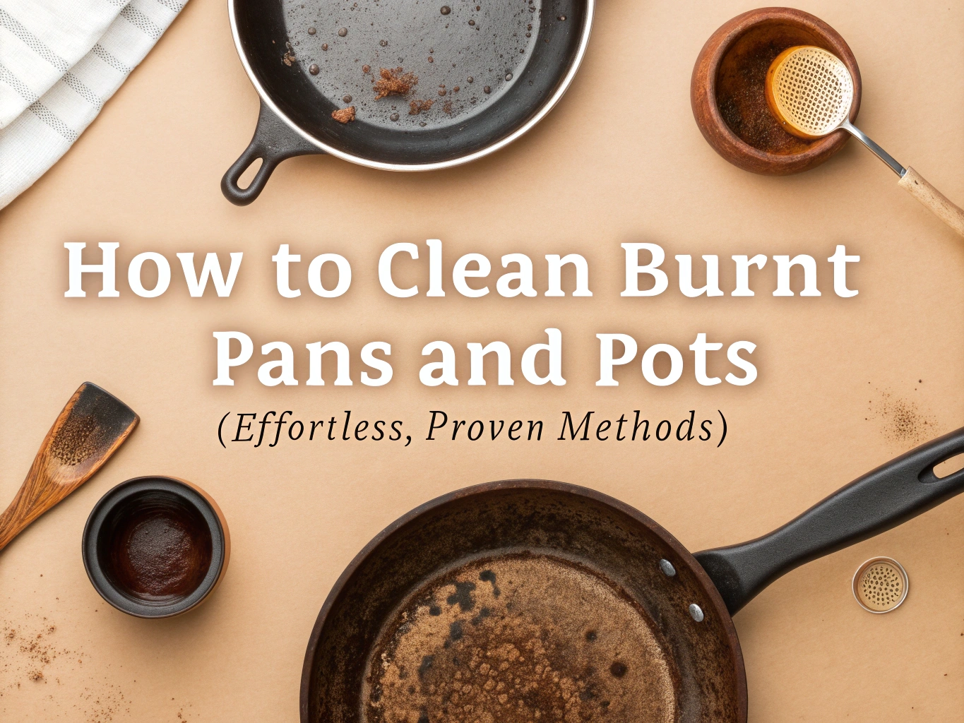 How to Clean Burnt Pans and Pots
