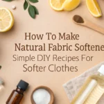 How to Make Natural Fabric Softener Simple DIY Recipes for Softer Clothes