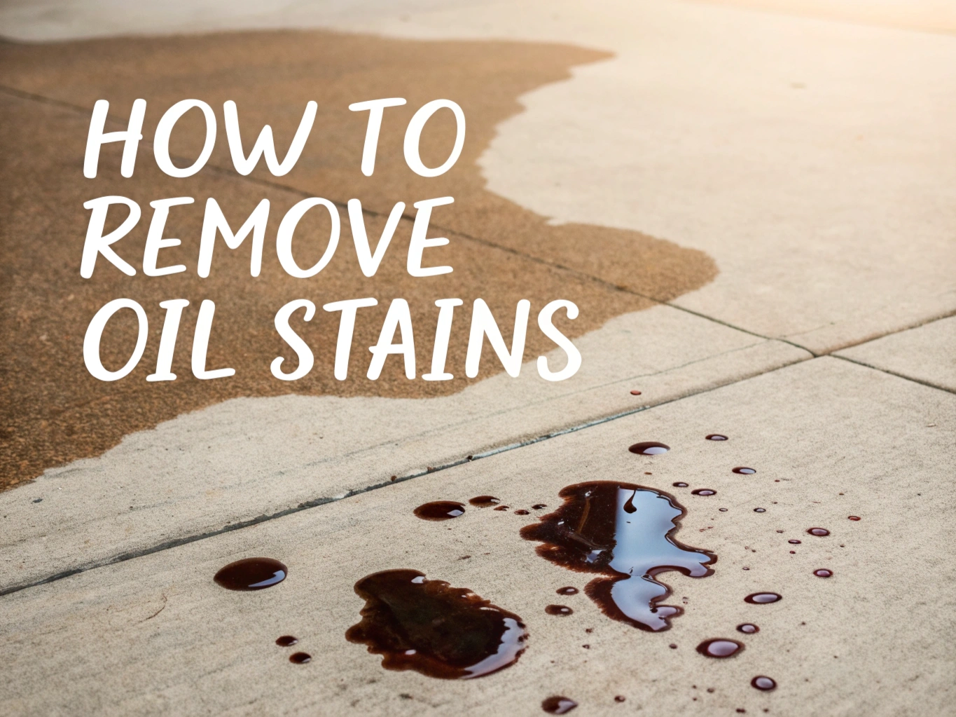 How to Remove Oil Stains
