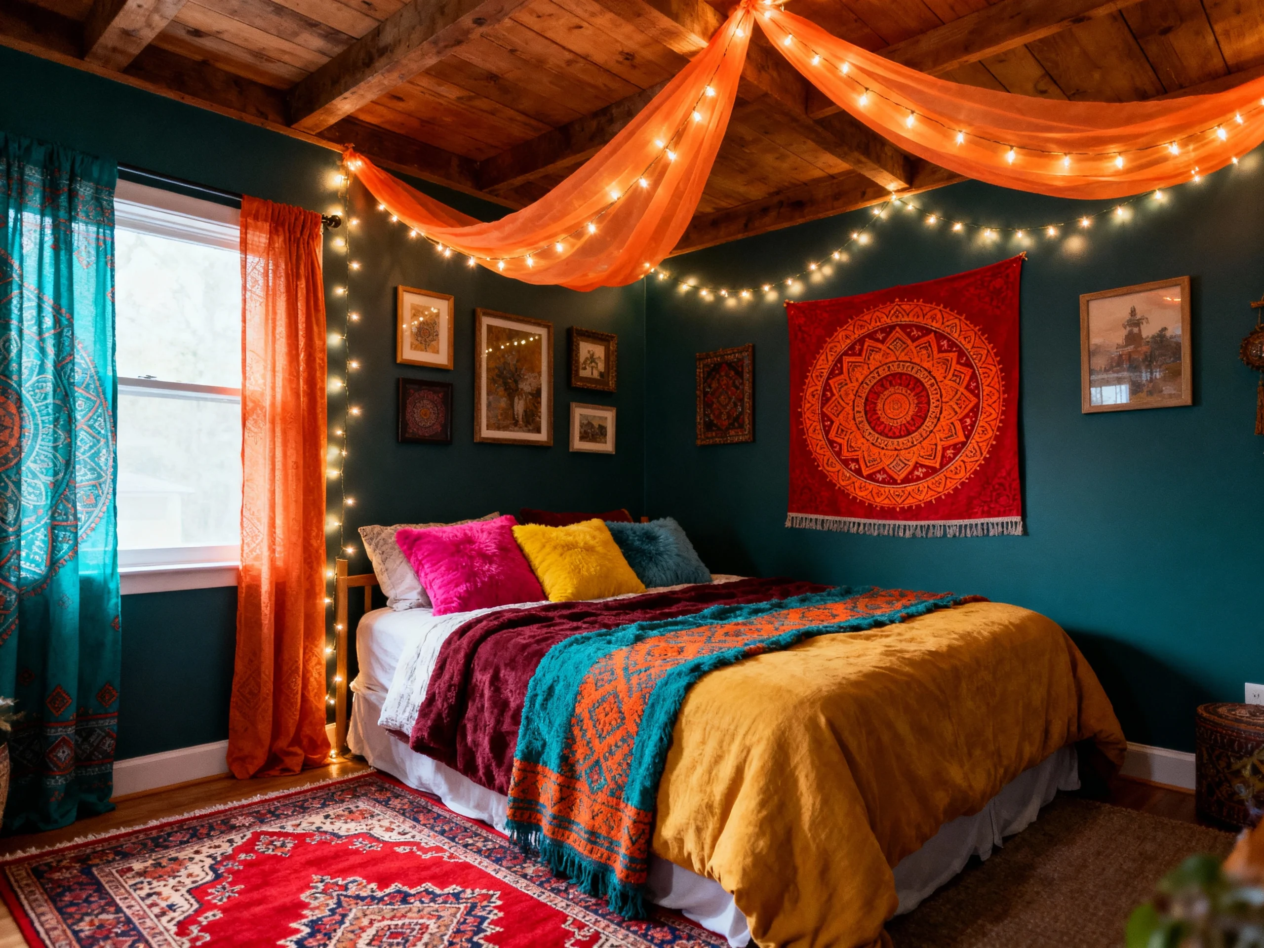 11 Warm & Layered Boho Bedroom Lighting Tips