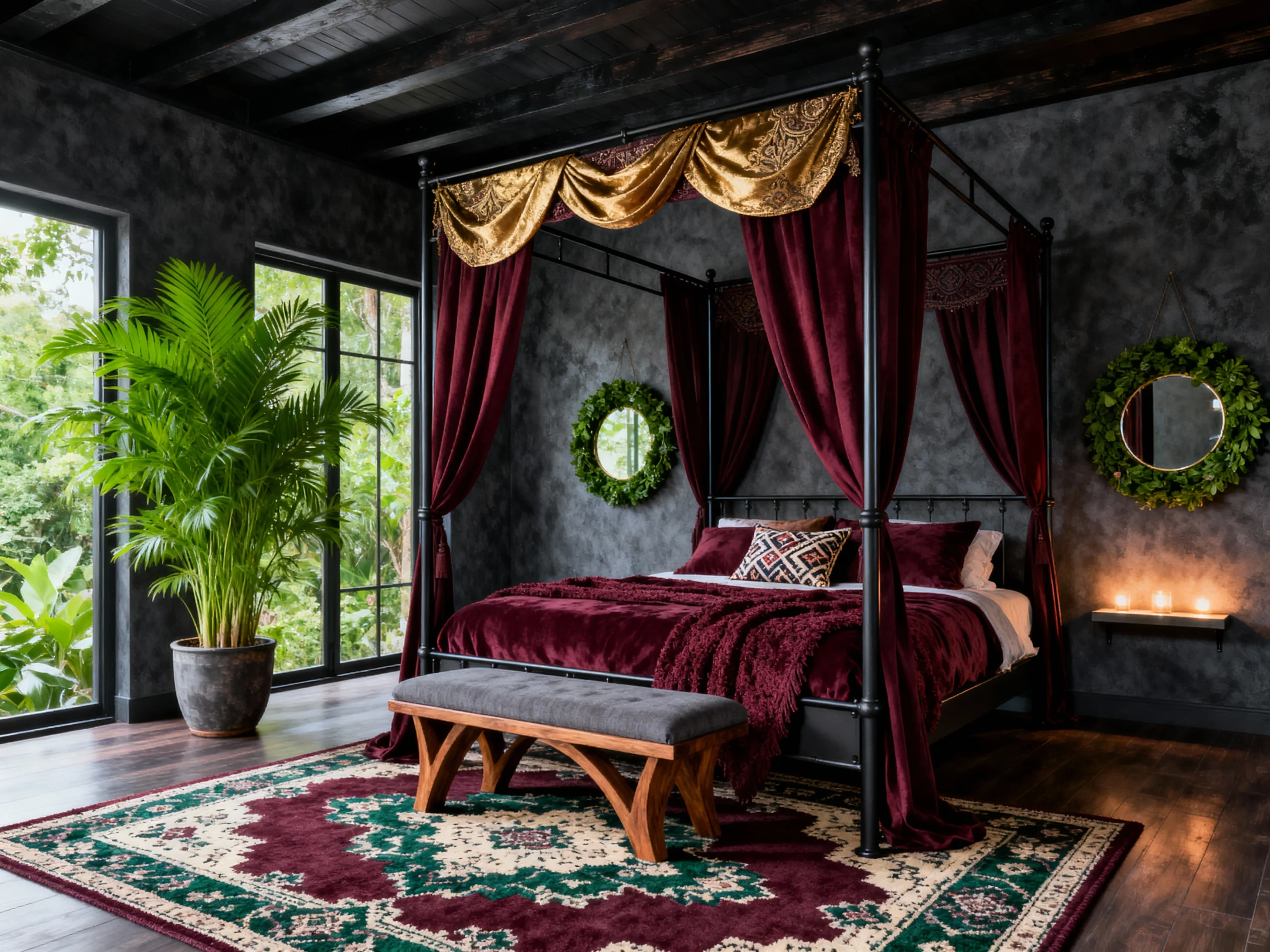 How to Style a Boho Canopy Bedroom