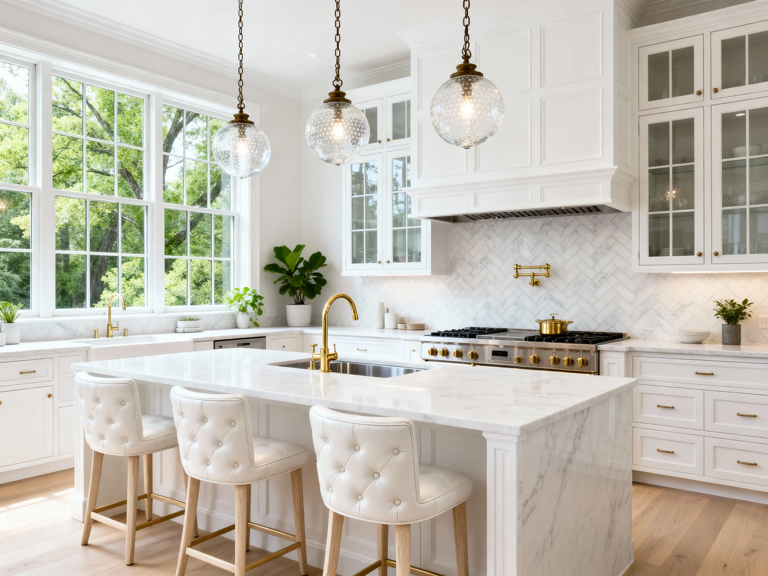 11 Monochromatic Kitchen Backsplash Ideas for Impact