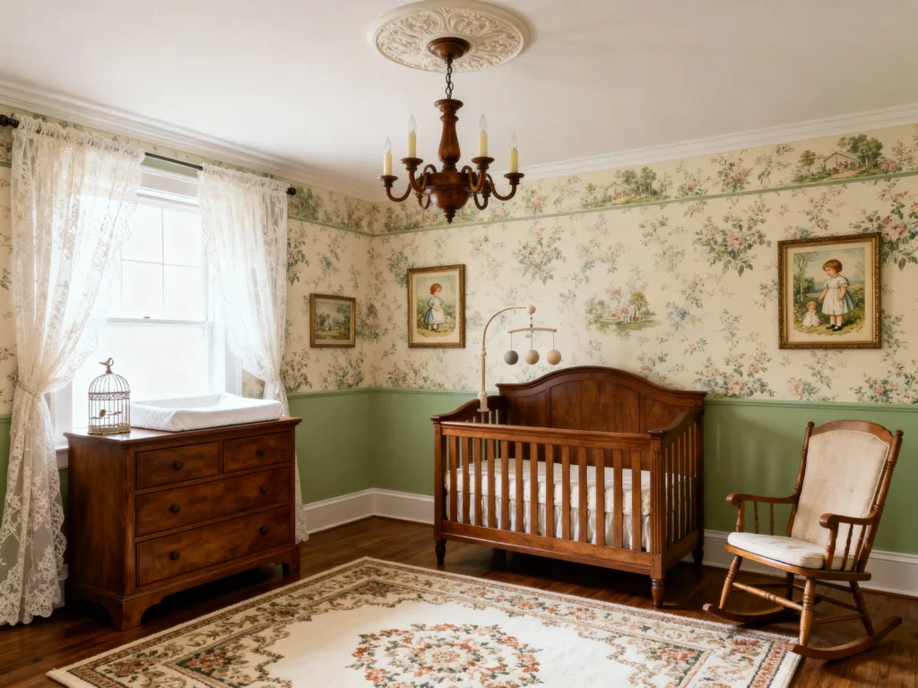20 Nursery Decor With Antique Charm & Character - Lookscharm