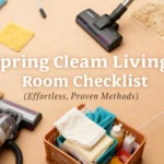 Spring Cleaning Living Room Checklist