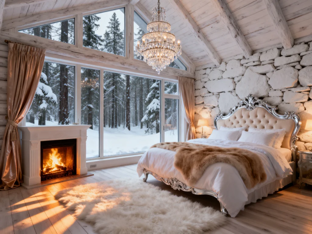 18 + Cozy Bedroom with Fireplace Decor Ideas - Lookscharm