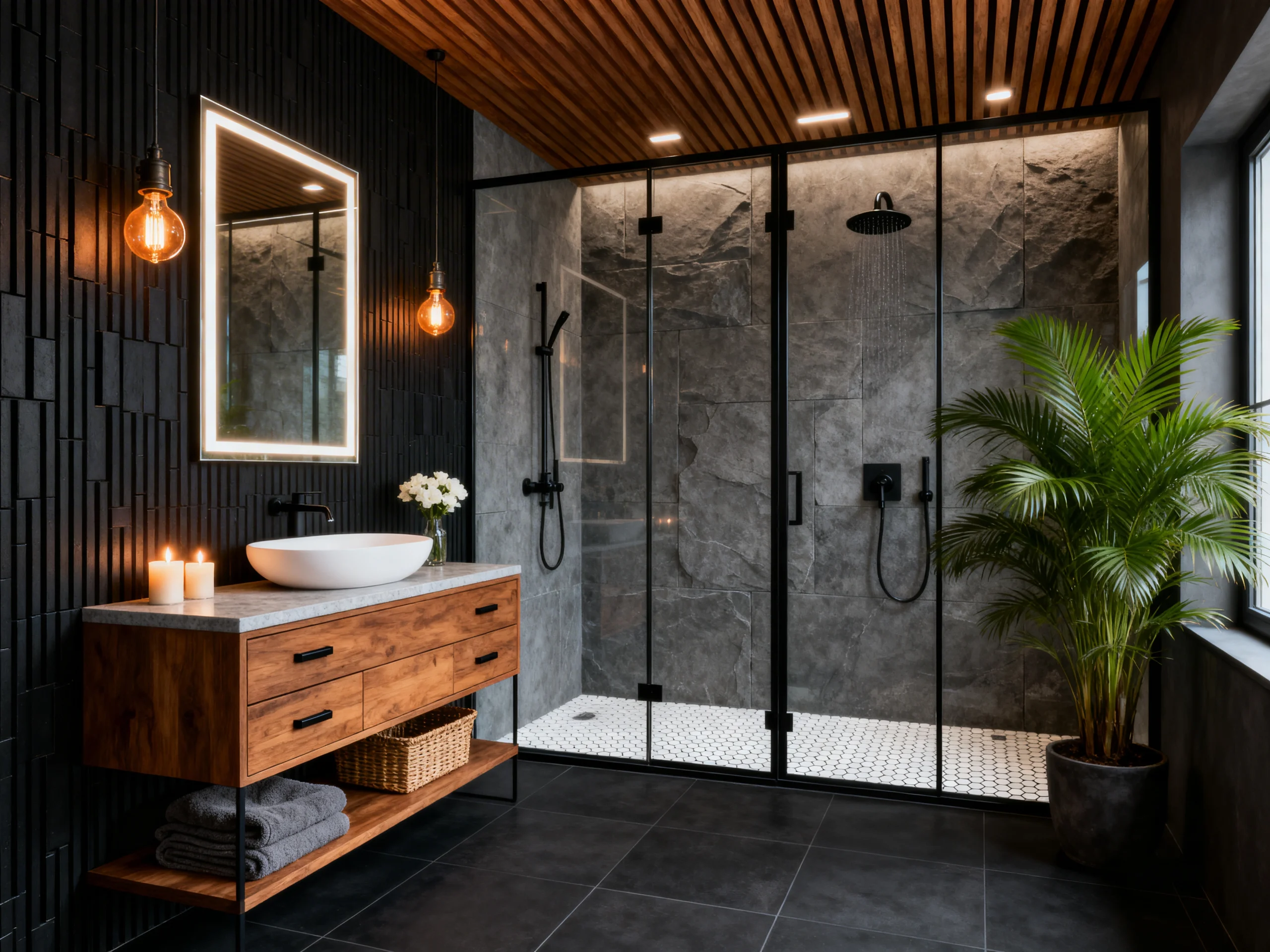 20 Fresh Transitional Bathroom Inspiration