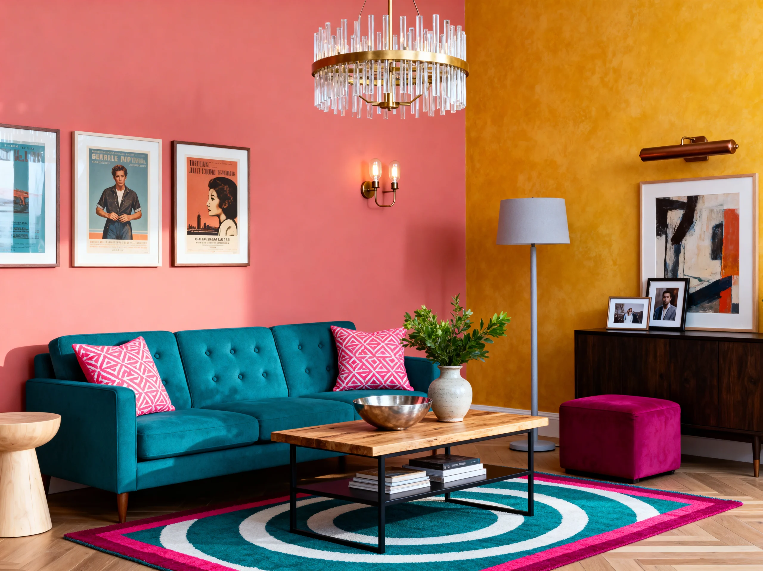 20 Ways to create an eclectic living room space