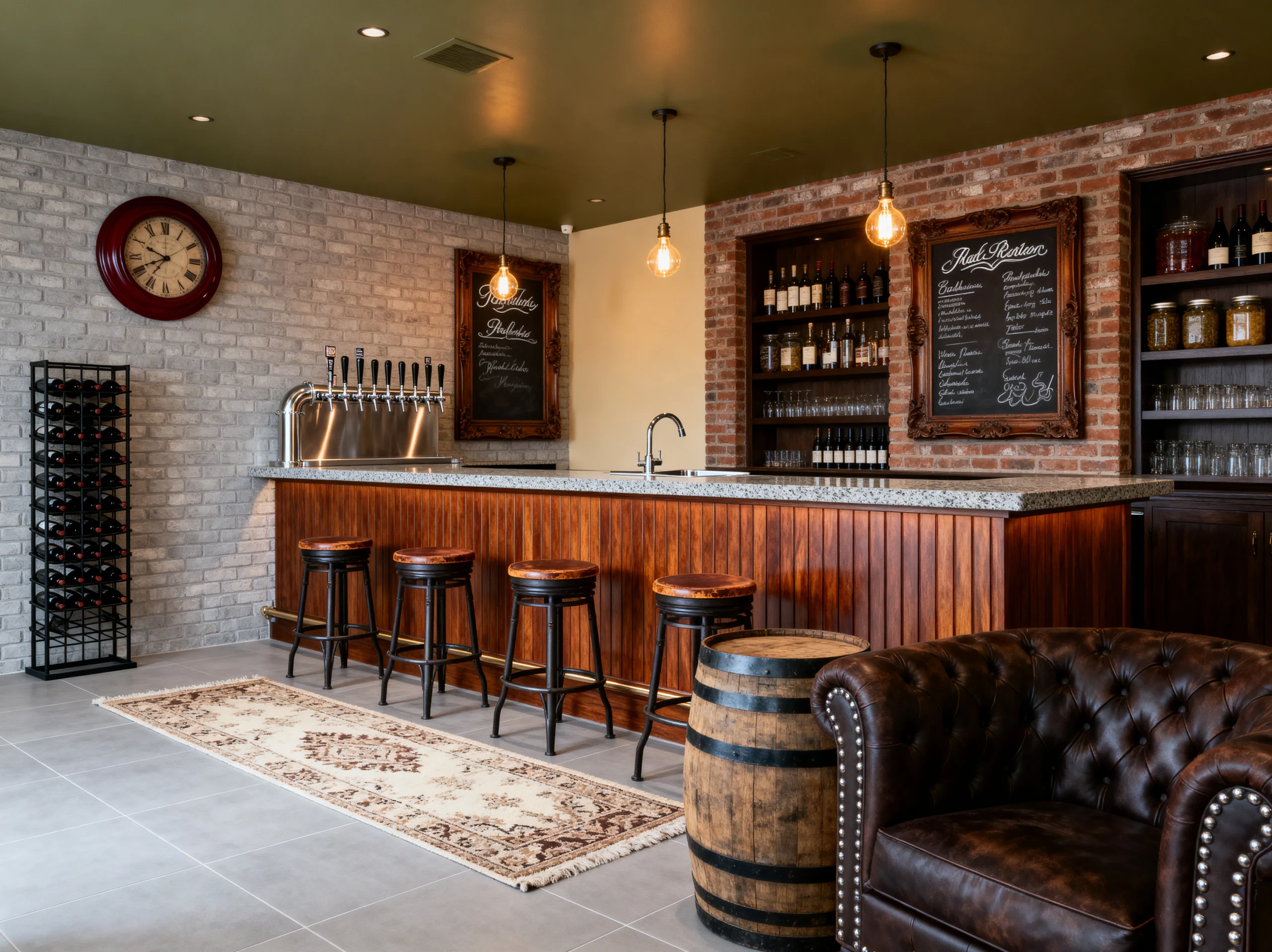 How to Design a Basement Bar on a Budget