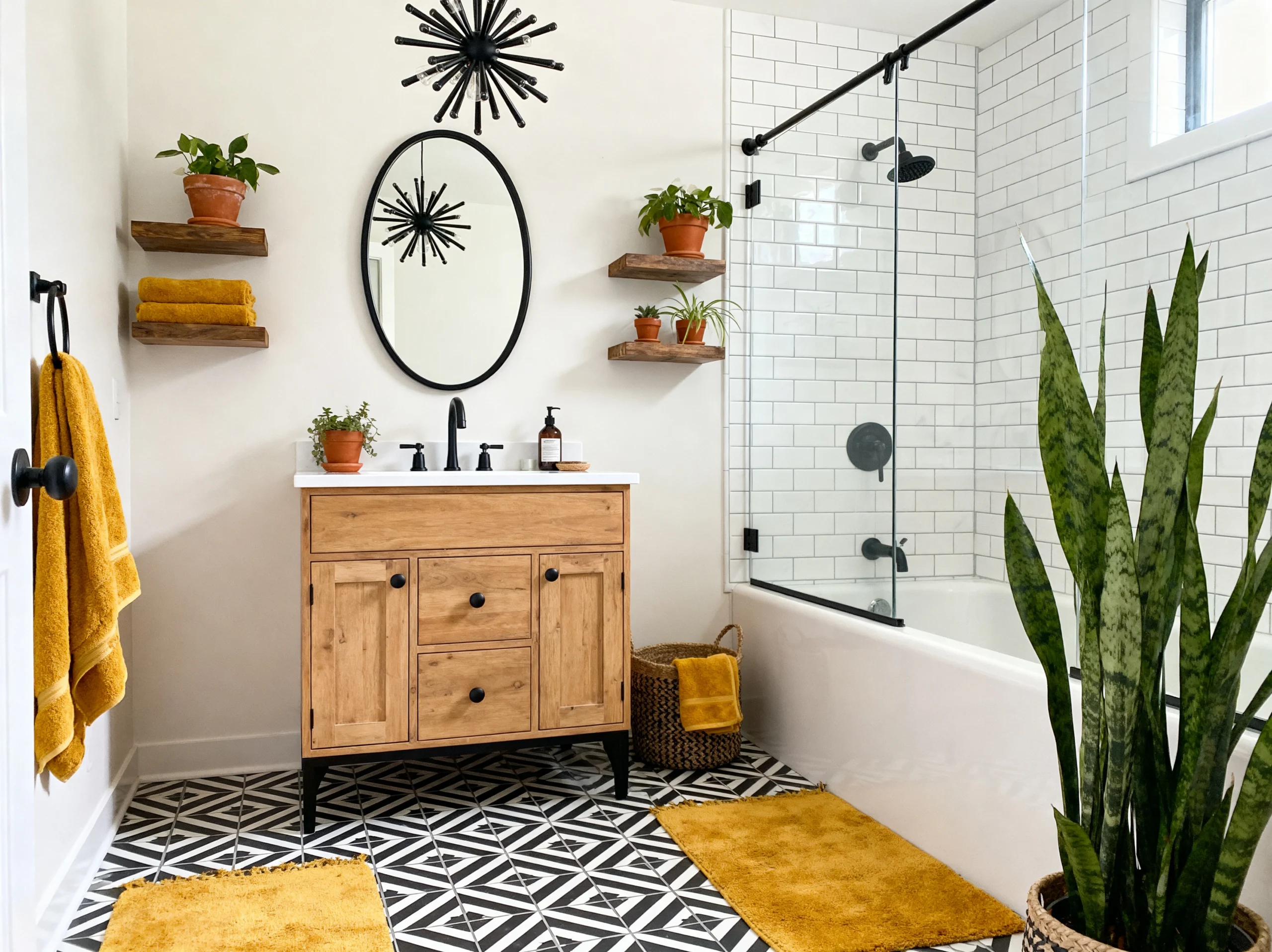How to Plan a Mid Century Modern Bathroom