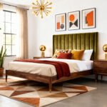 How to create a mid century modern sleeping space