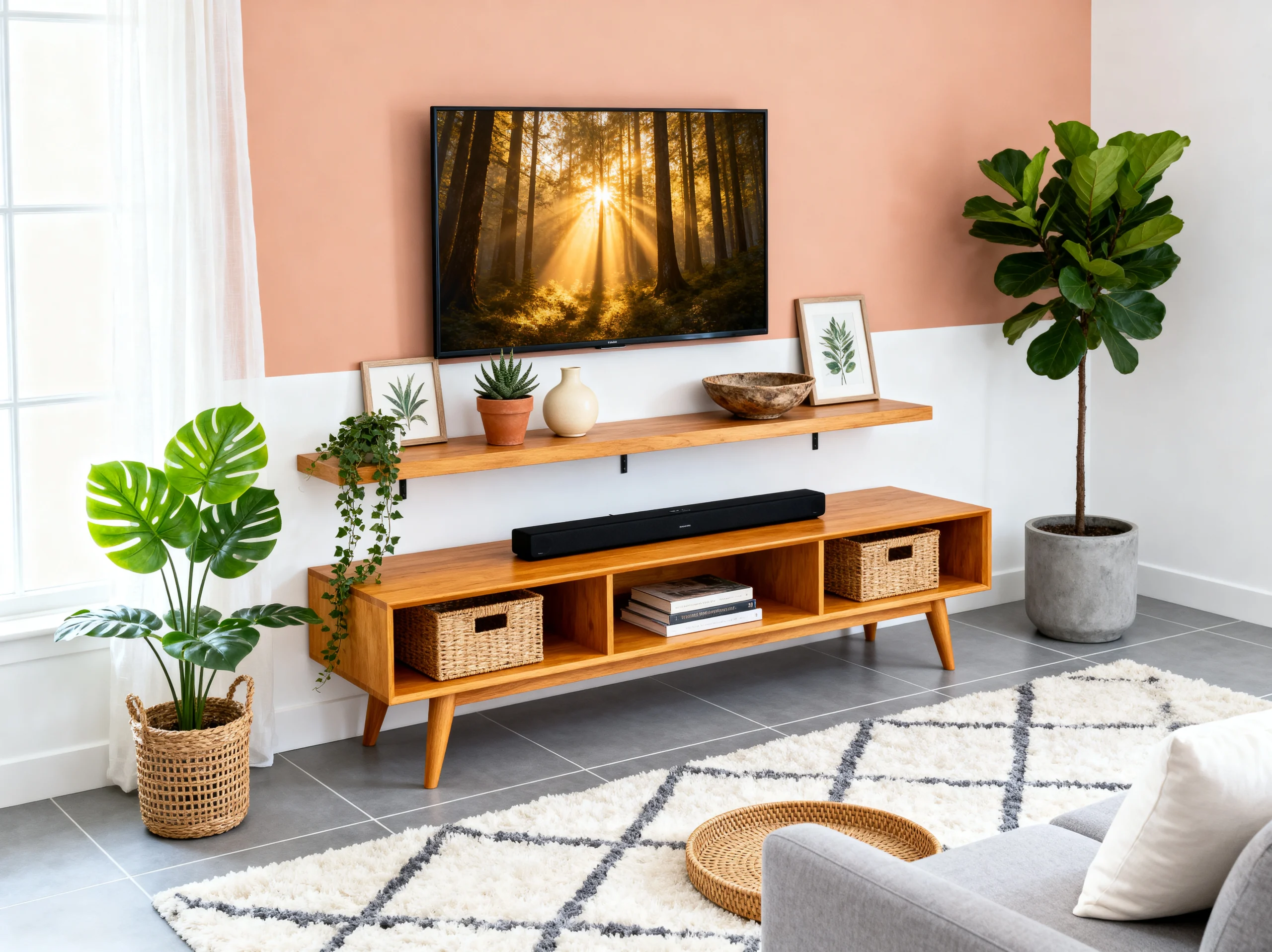 13 Smart Storage Solutions for Your TV Wall